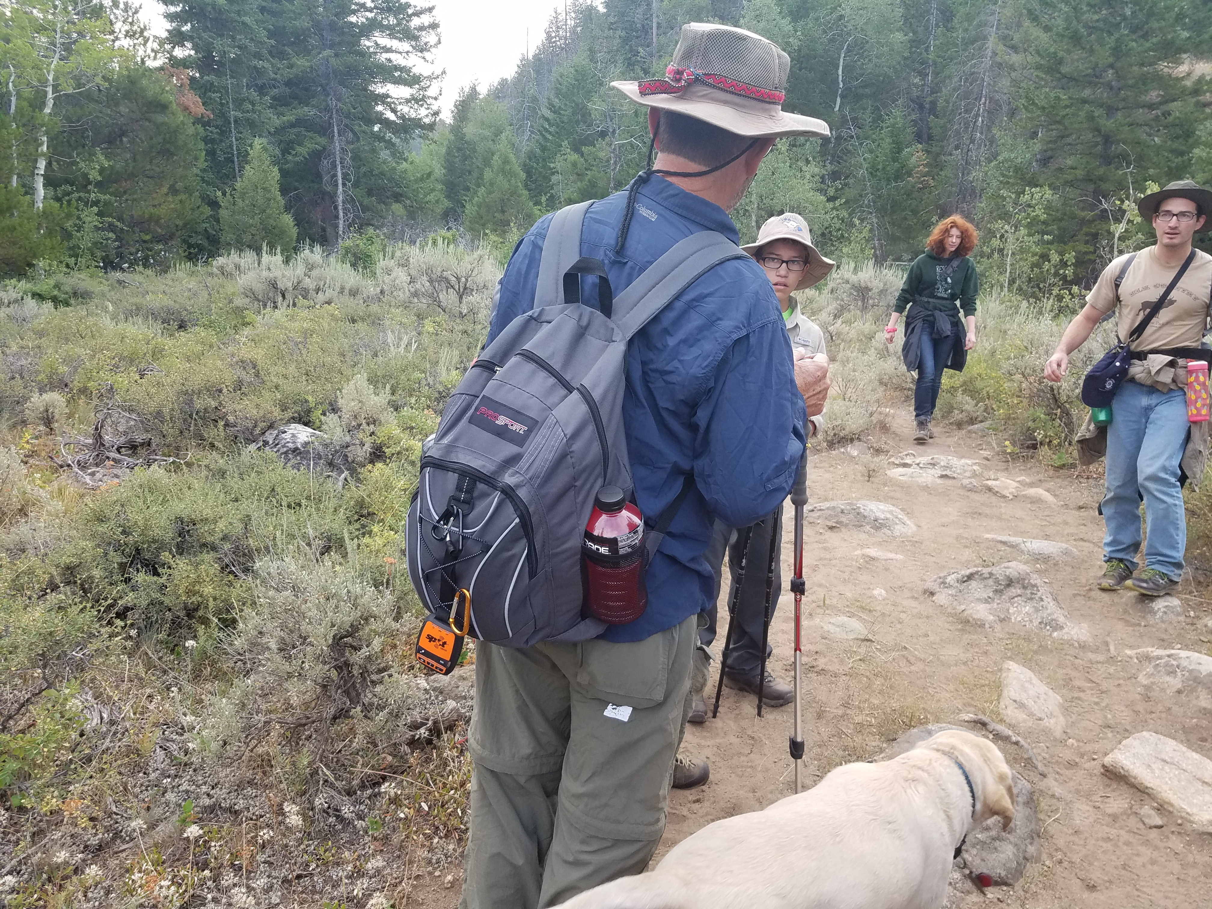 2017 Wind River Trip - Day 2 - Boulder Lake to Mt. Victor Basecamp (17.53 Miles, 4003 ft. Climb) (Wind River Range, Wyoming) 