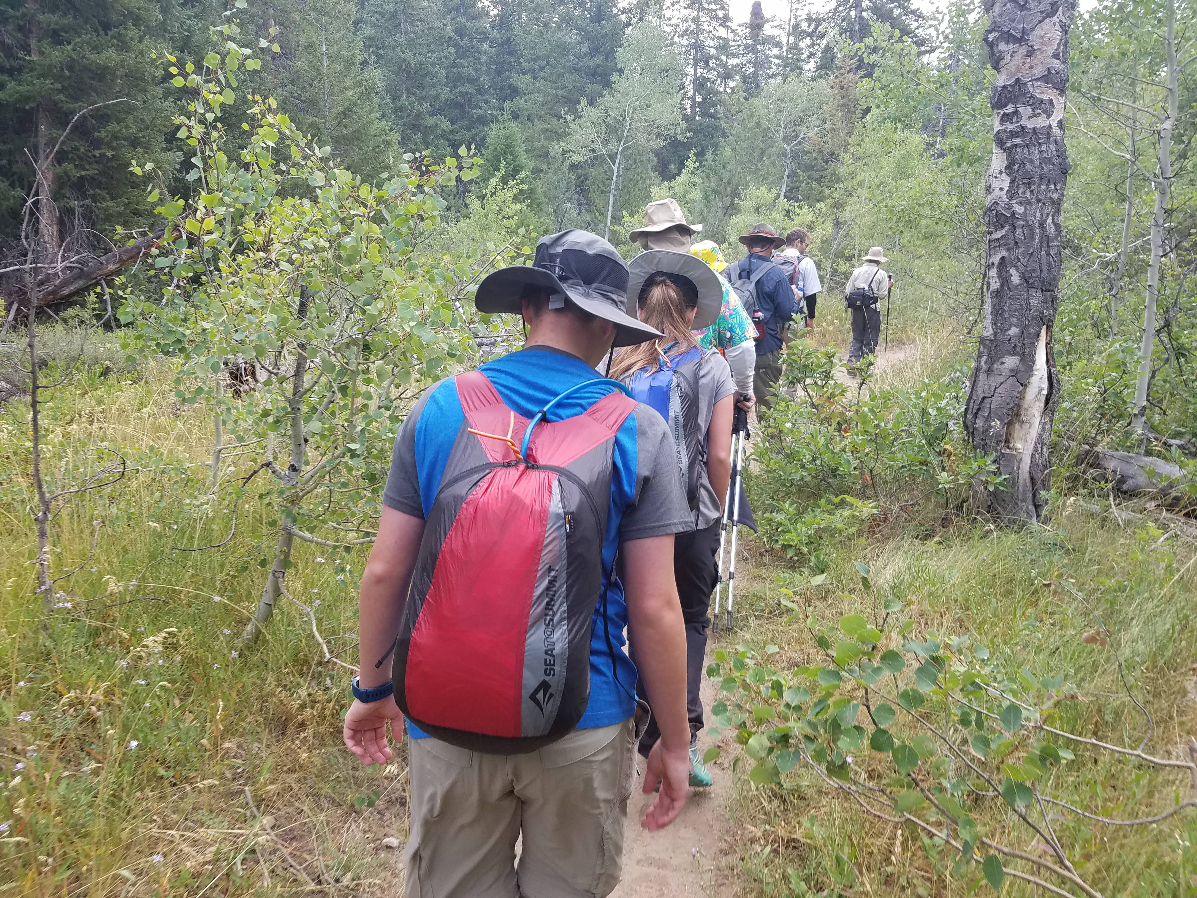 2017 Wind River Trip - Day 2 - Boulder Lake to Mt. Victor Basecamp (17.53 Miles, 4003 ft. Climb) (Wind River Range, Wyoming) 