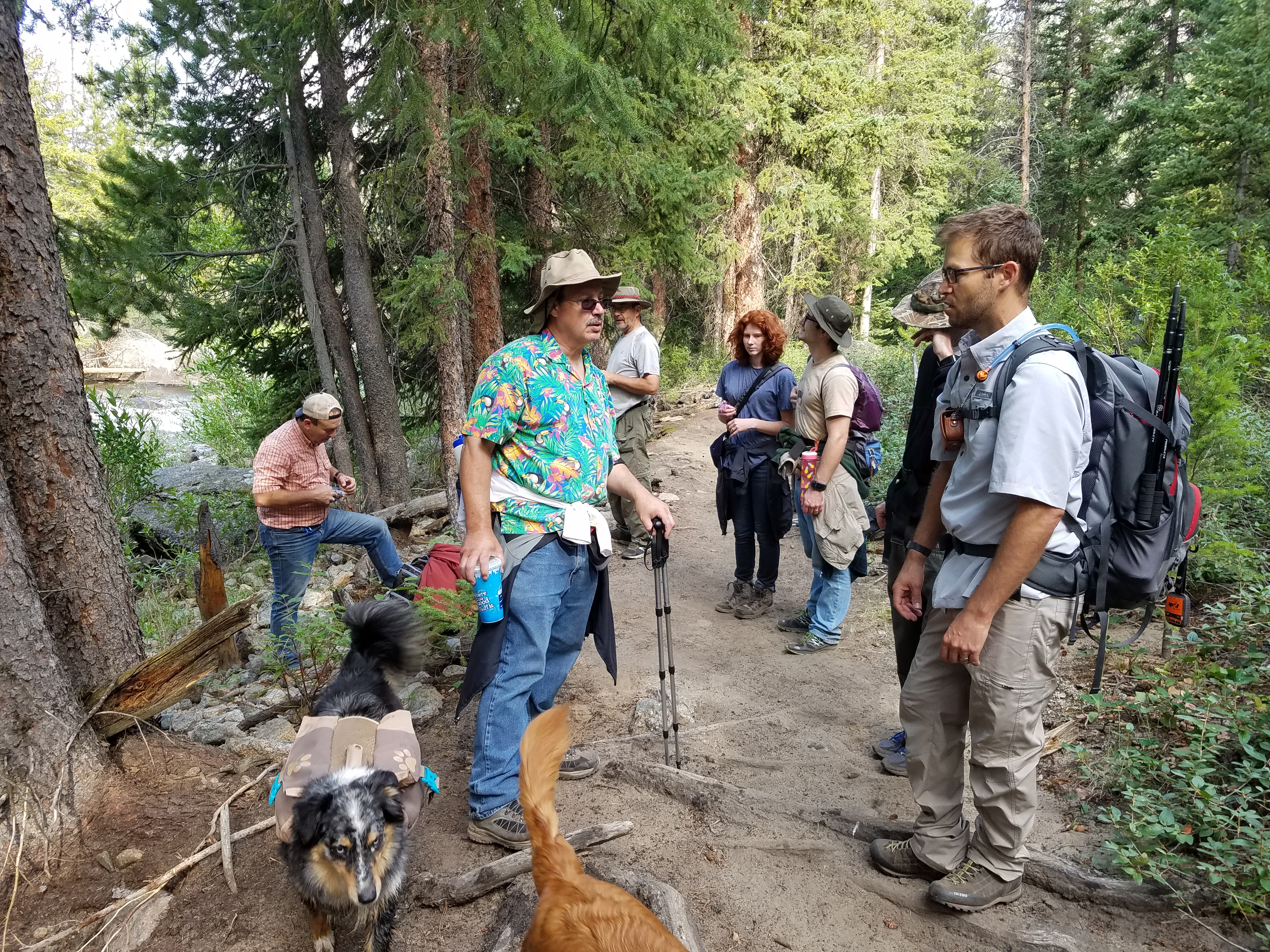 2017 Wind River Trip - Day 2 - Boulder Lake to Mt. Victor Basecamp (17.53 Miles, 4003 ft. Climb) (Wind River Range, Wyoming) 