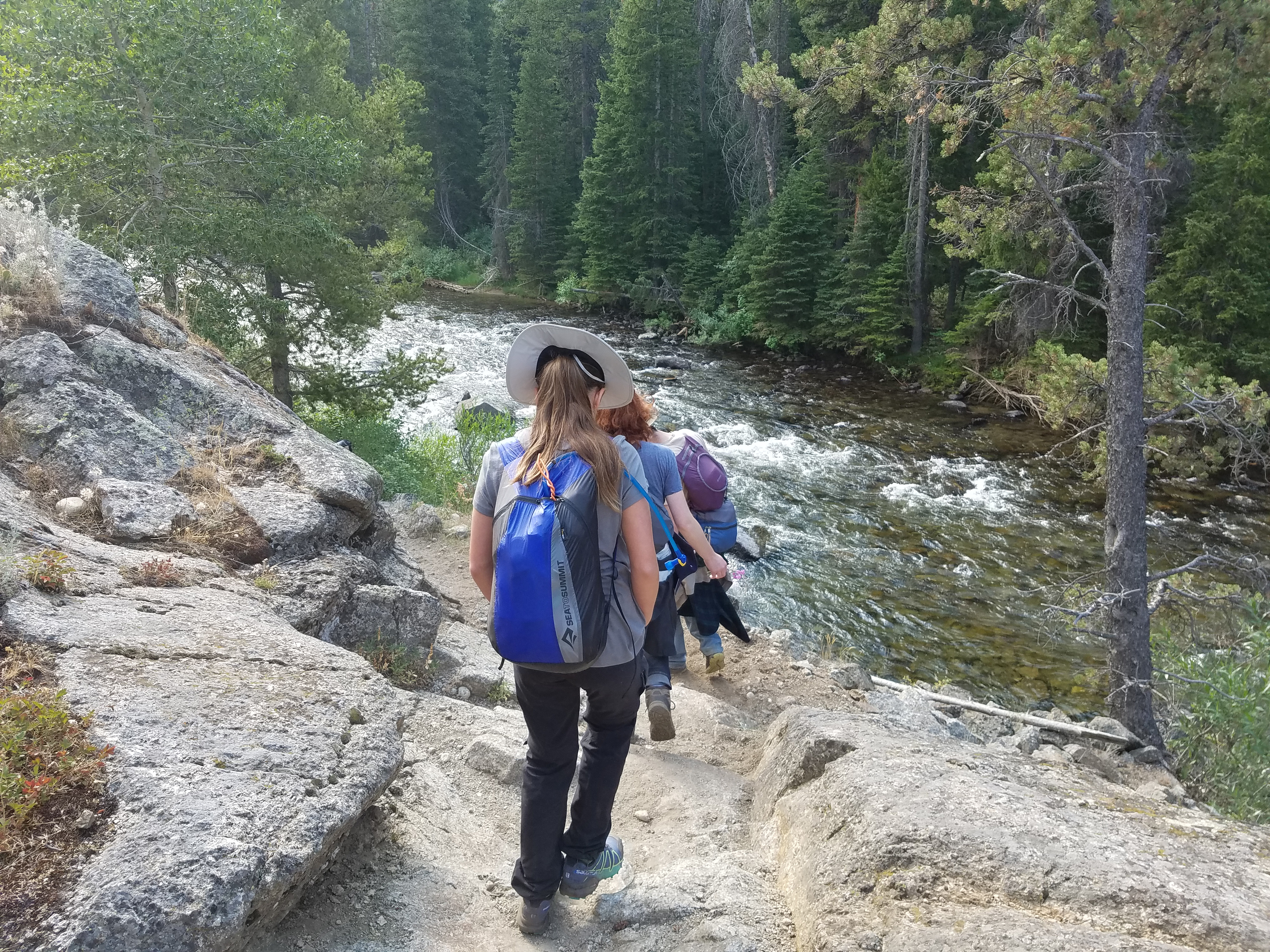 2017 Wind River Trip - Day 2 - Boulder Lake to Mt. Victor Basecamp (17.53 Miles, 4003 ft. Climb) (Wind River Range, Wyoming) 