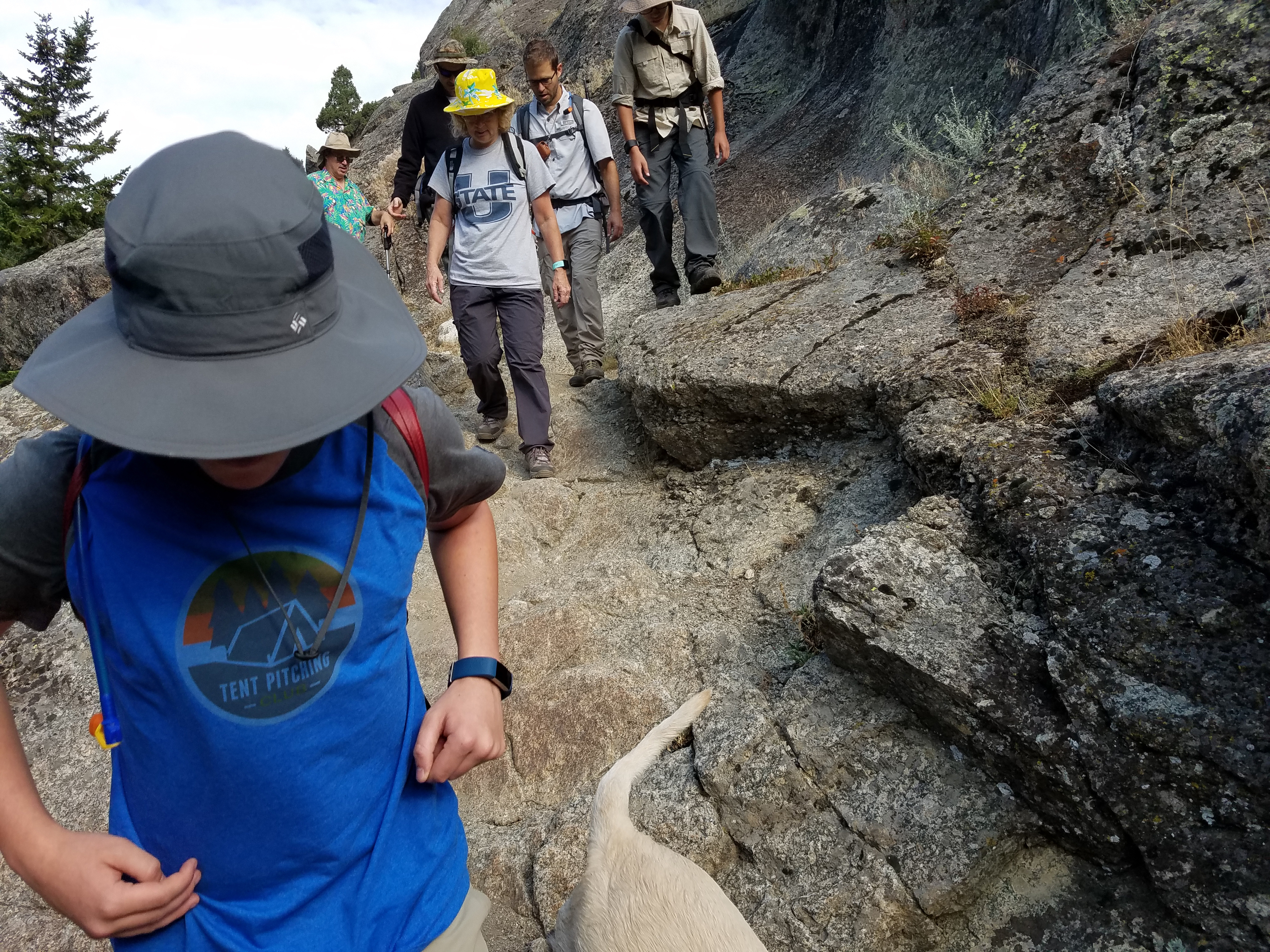 2017 Wind River Trip - Day 2 - Boulder Lake to Mt. Victor Basecamp (17.53 Miles, 4003 ft. Climb) (Wind River Range, Wyoming) 