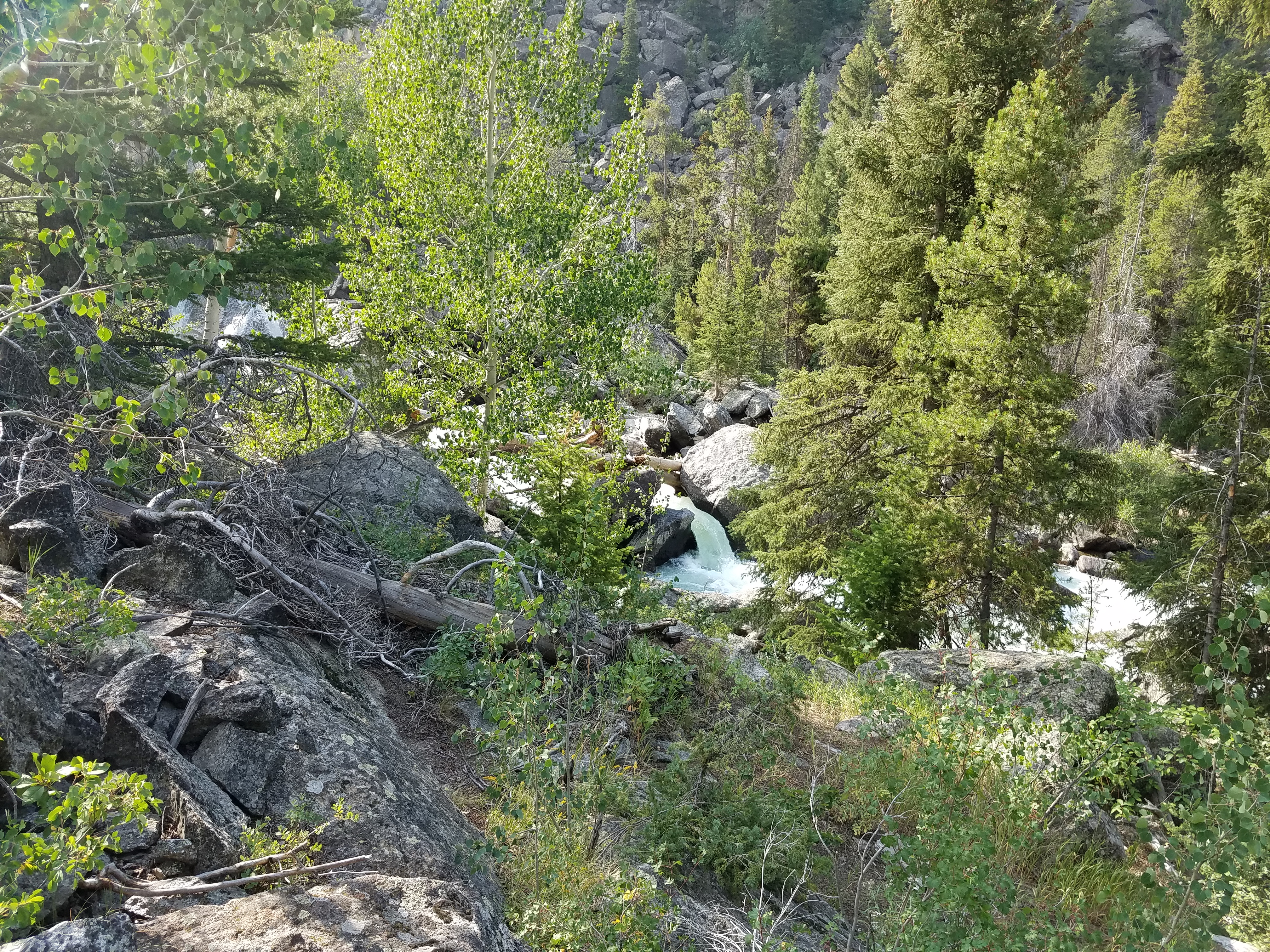 2017 Wind River Trip - Day 2 - Boulder Lake to Mt. Victor Basecamp (17.53 Miles, 4003 ft. Climb) (Wind River Range, Wyoming) 