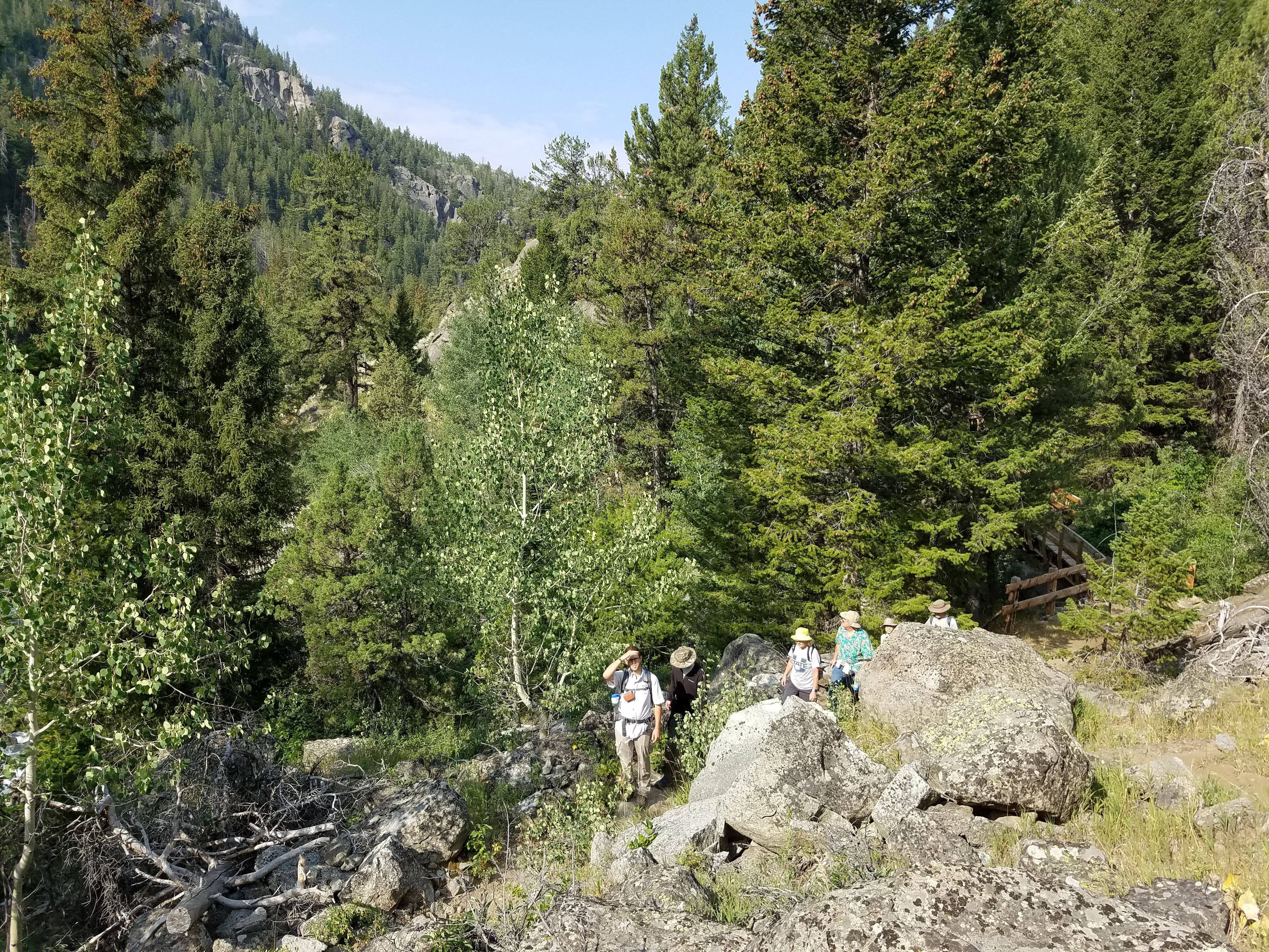 2017 Wind River Trip - Day 2 - Boulder Lake to Mt. Victor Basecamp (17.53 Miles, 4003 ft. Climb) (Wind River Range, Wyoming) 