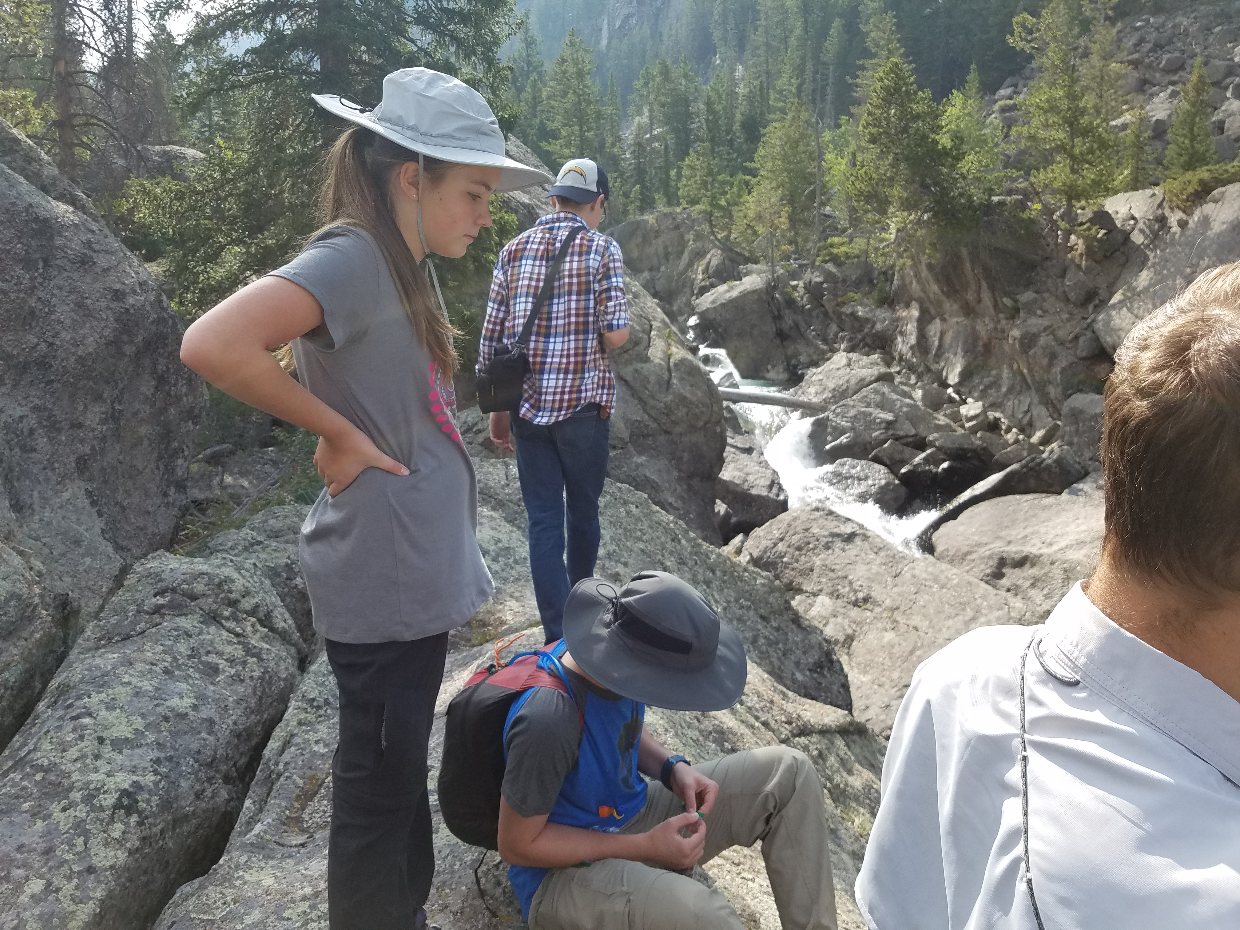 2017 Wind River Trip - Day 2 - Boulder Lake to Mt. Victor Basecamp (17.53 Miles, 4003 ft. Climb) (Wind River Range, Wyoming) 