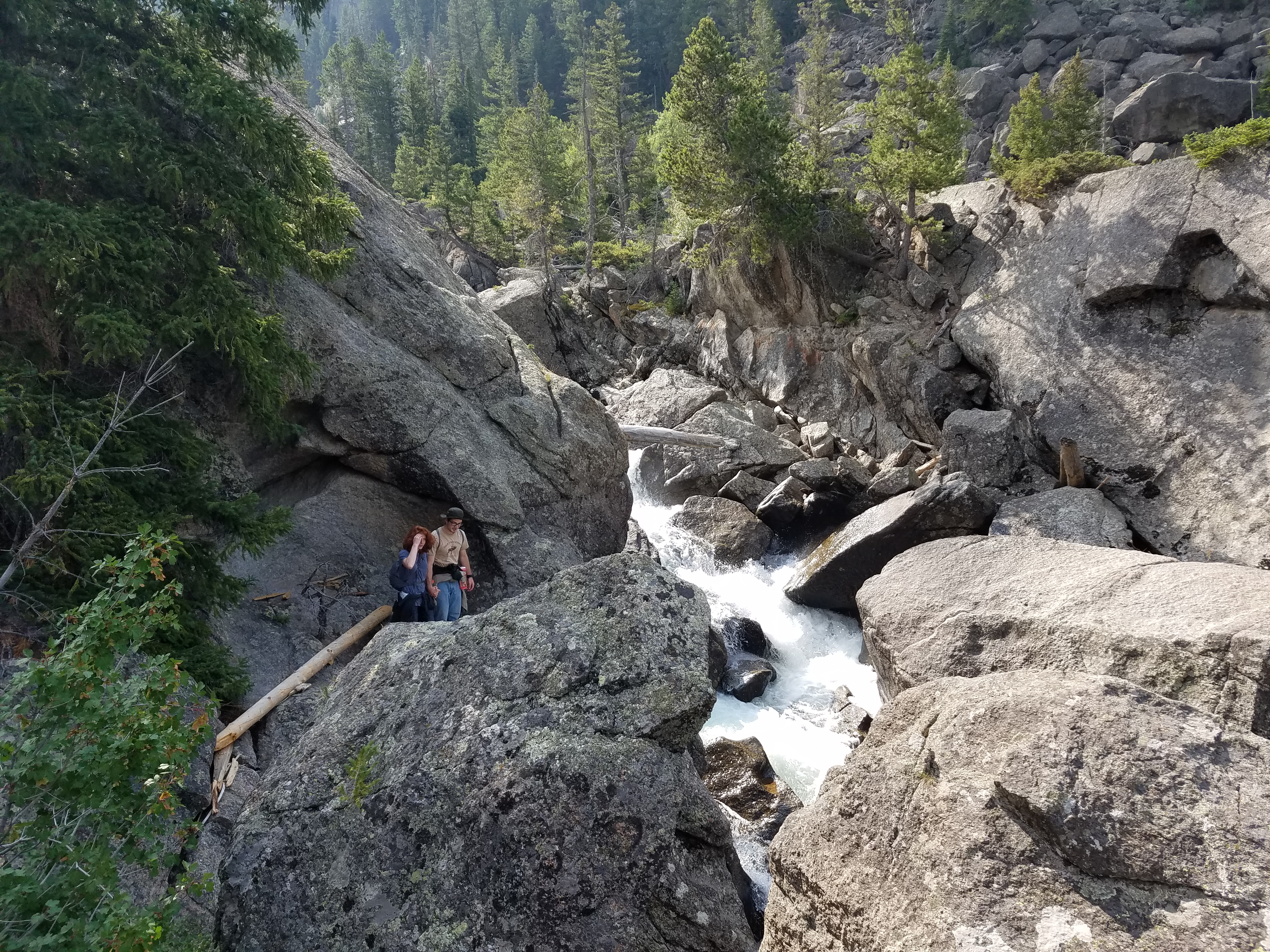 2017 Wind River Trip - Day 2 - Boulder Lake to Mt. Victor Basecamp (17.53 Miles, 4003 ft. Climb) (Wind River Range, Wyoming) 