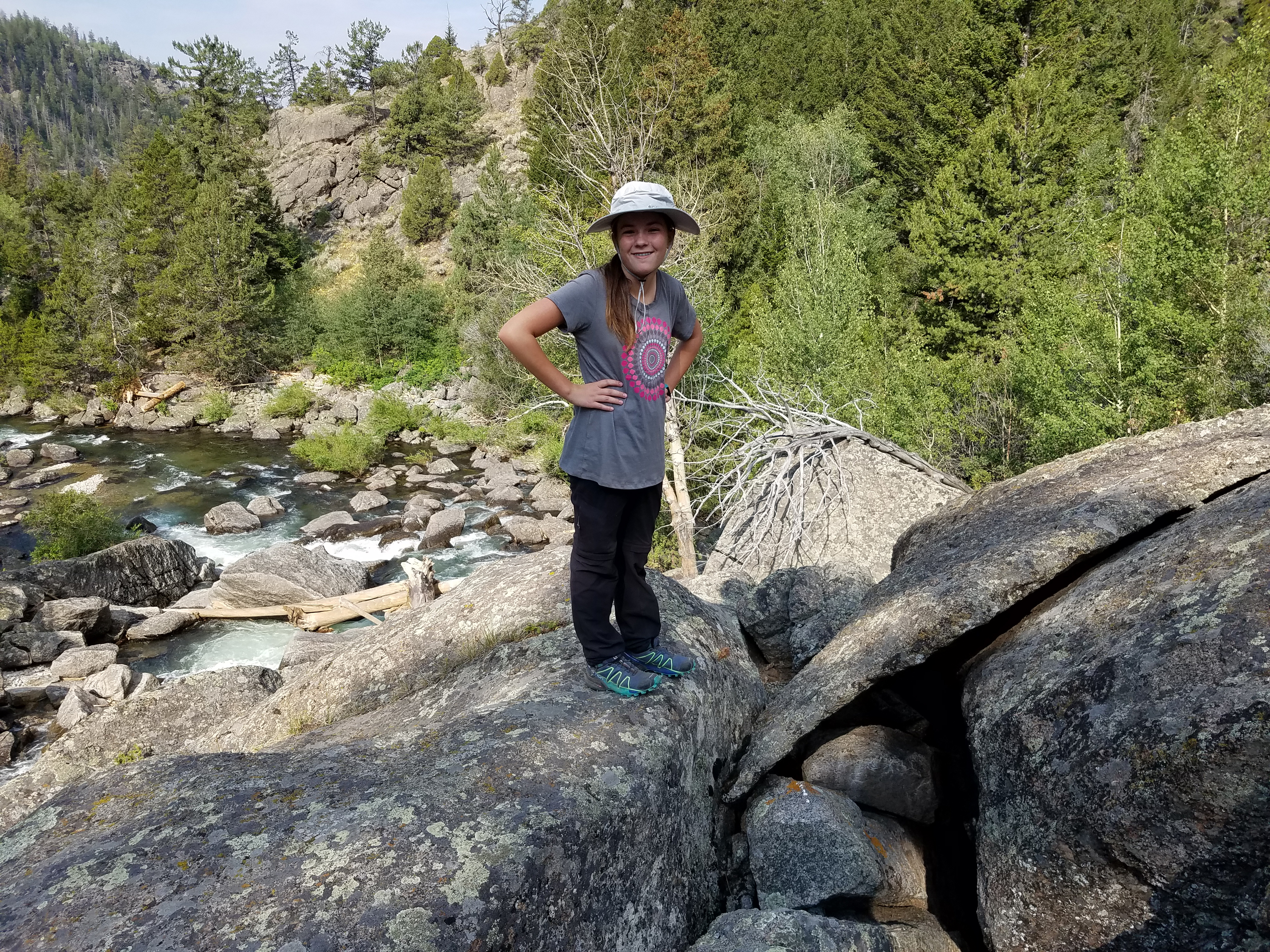 2017 Wind River Trip - Day 2 - Boulder Lake to Mt. Victor Basecamp (17.53 Miles, 4003 ft. Climb) (Wind River Range, Wyoming) 