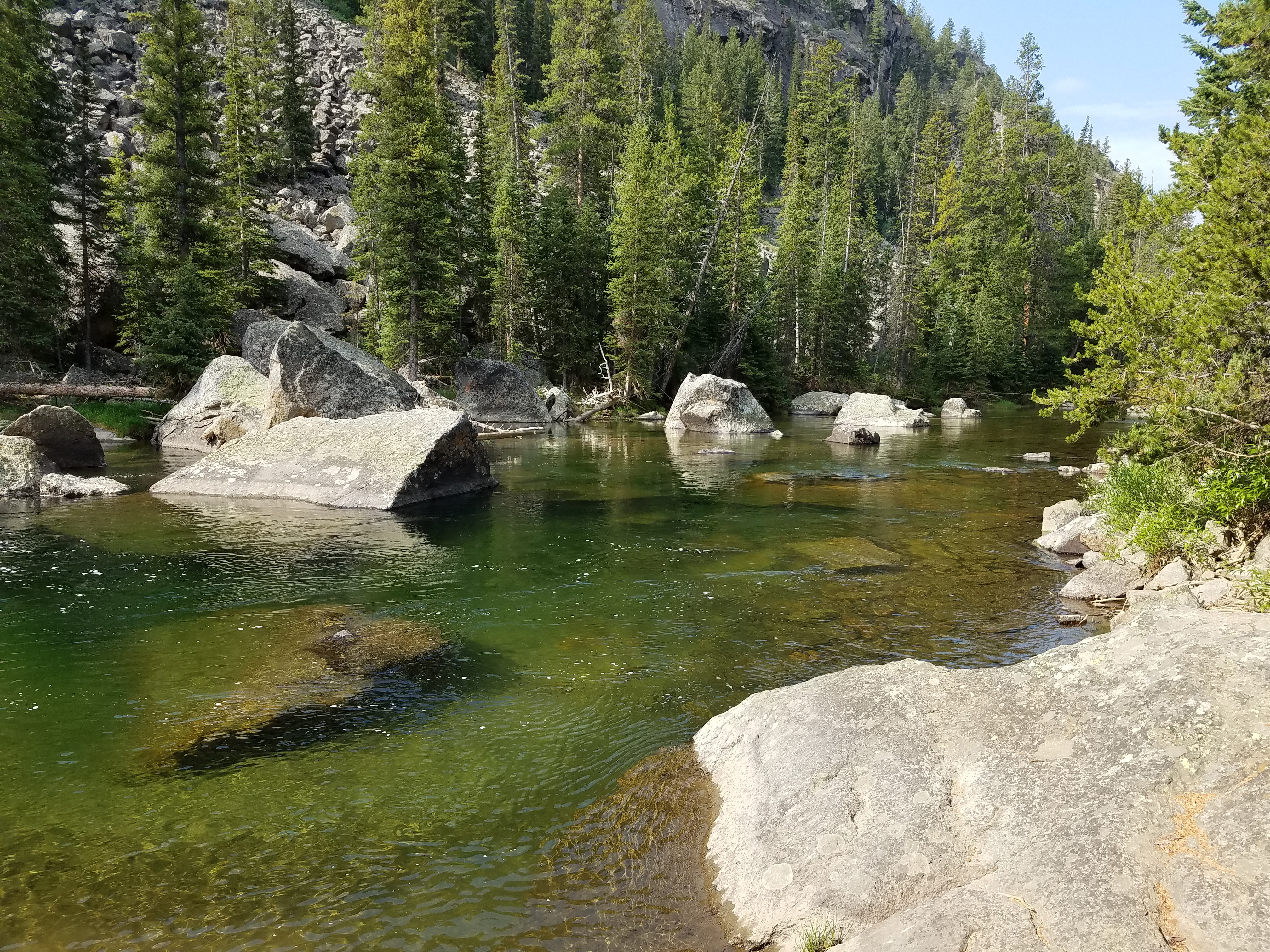 2017 Wind River Trip - Day 2 - Boulder Lake to Mt. Victor Basecamp (17.53 Miles, 4003 ft. Climb) (Wind River Range, Wyoming) 