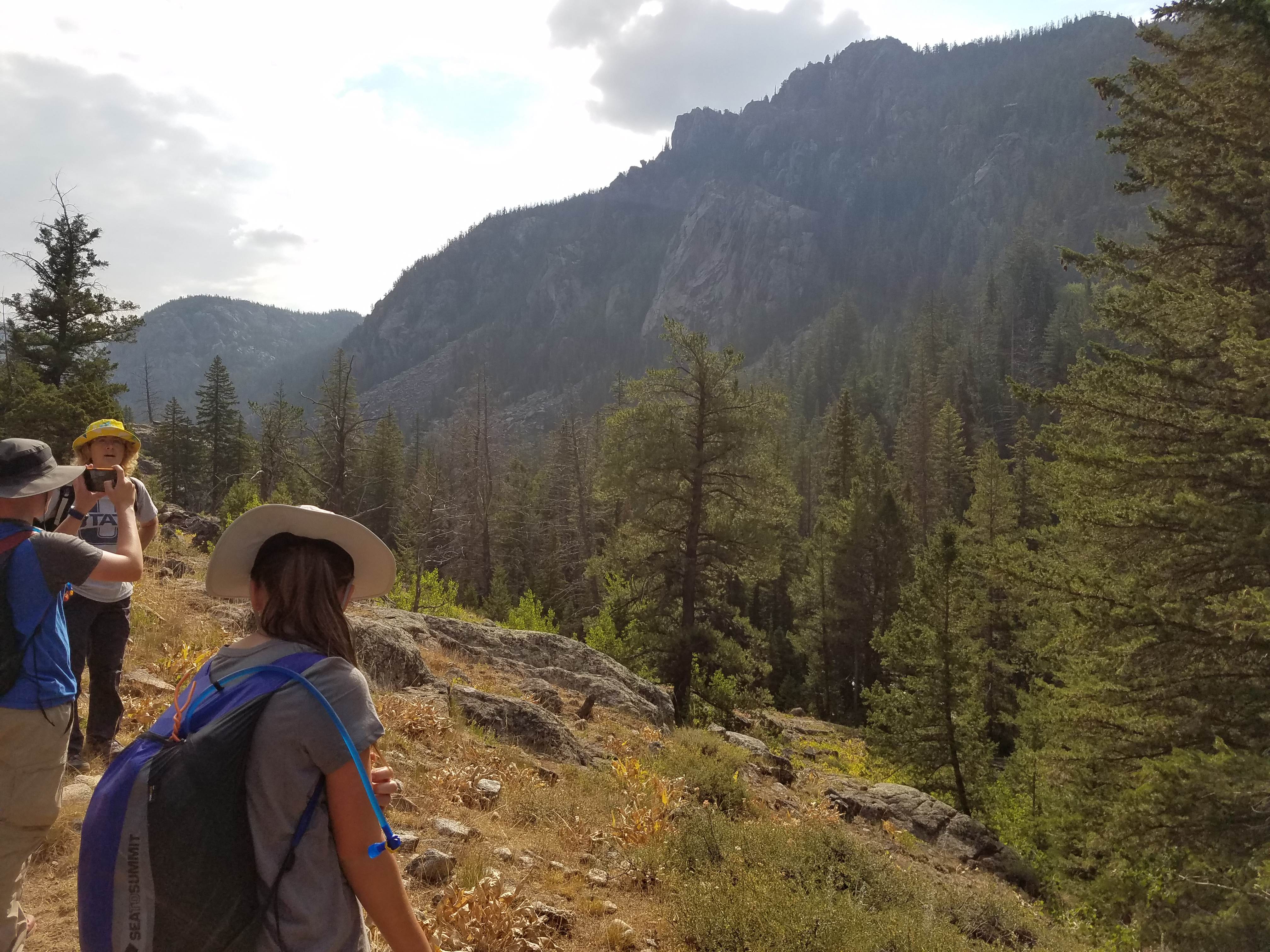 2017 Wind River Trip - Day 2 - Boulder Lake to Mt. Victor Basecamp (17.53 Miles, 4003 ft. Climb) (Wind River Range, Wyoming) 