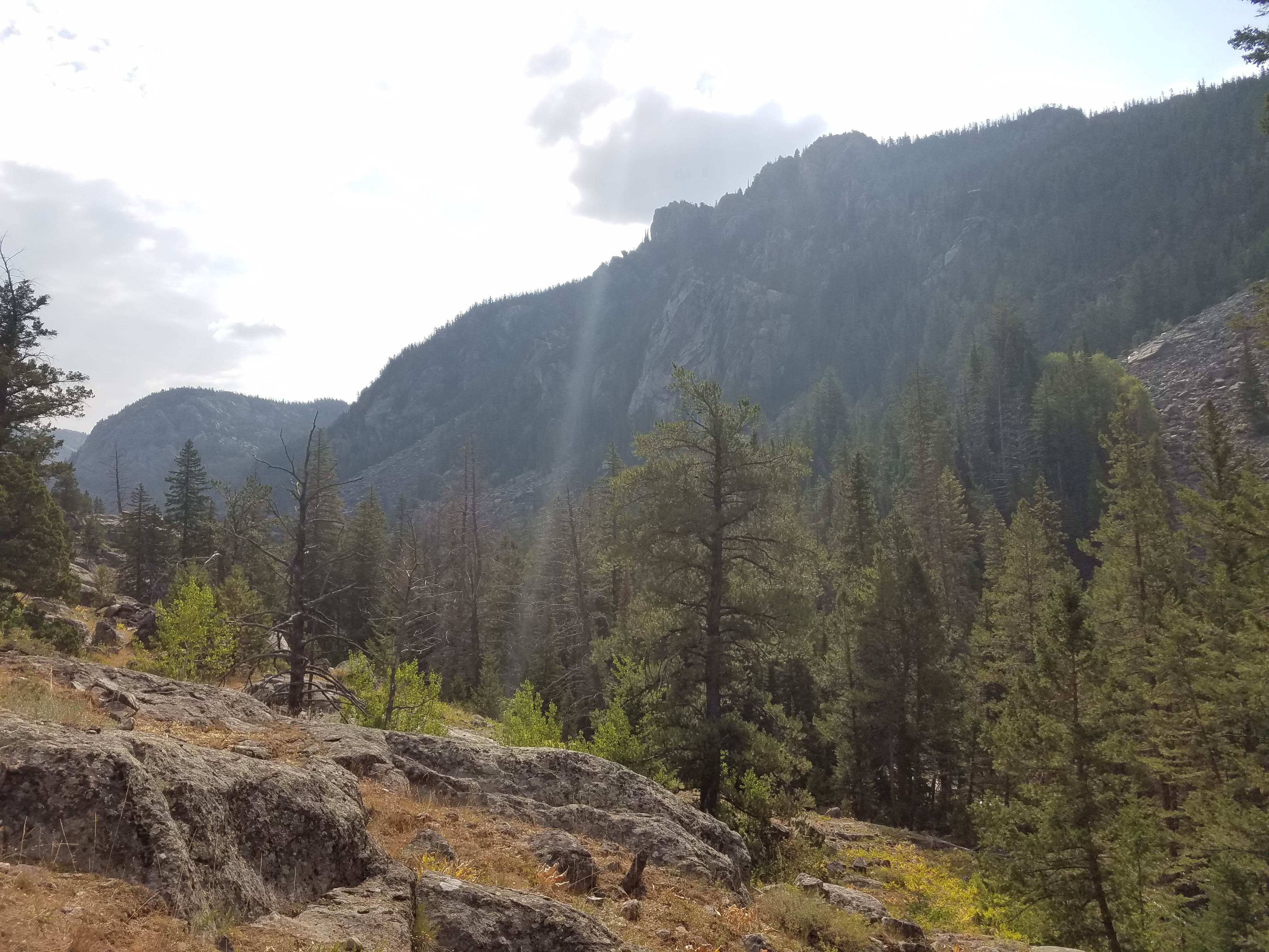 2017 Wind River Trip - Day 2 - Boulder Lake to Mt. Victor Basecamp (17.53 Miles, 4003 ft. Climb) (Wind River Range, Wyoming) 