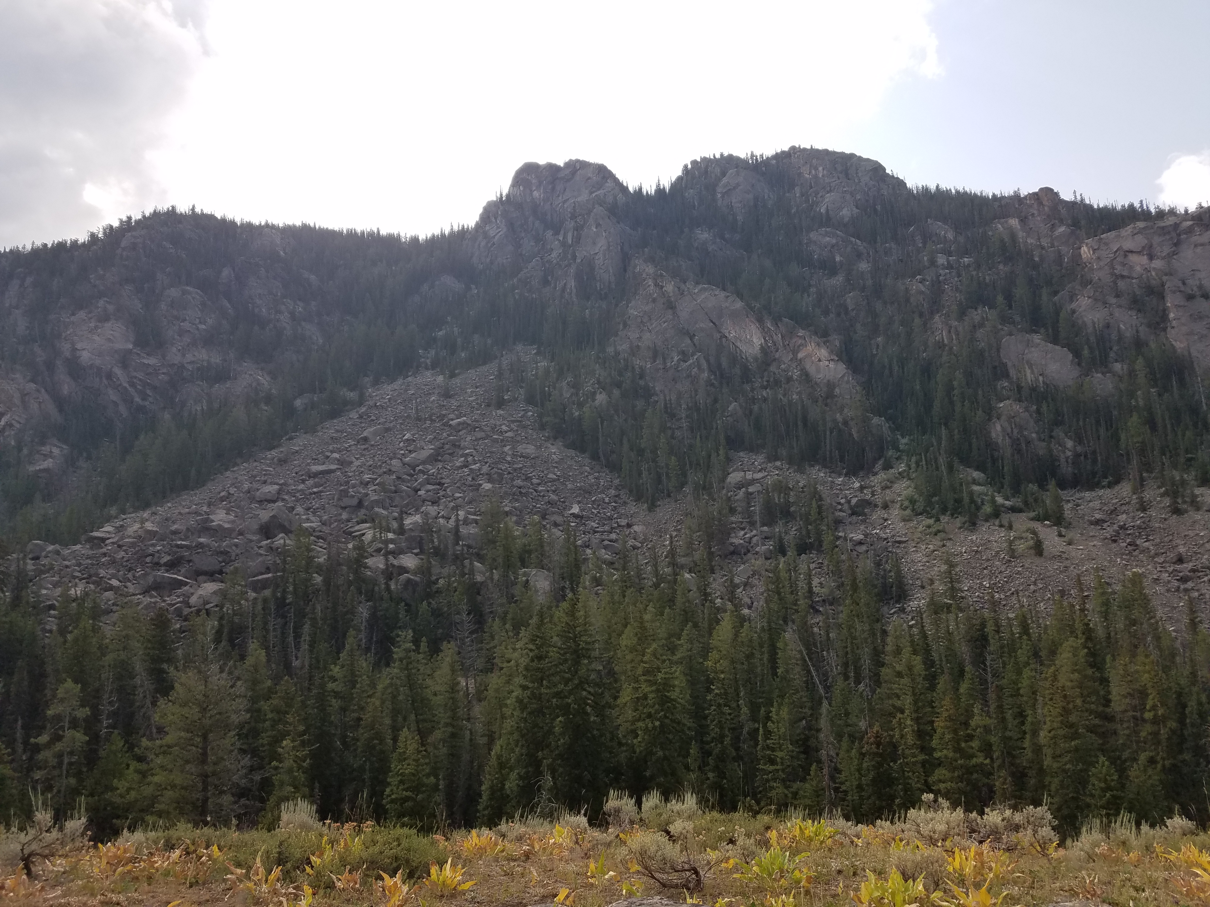 2017 Wind River Trip - Day 2 - Boulder Lake to Mt. Victor Basecamp (17.53 Miles, 4003 ft. Climb) (Wind River Range, Wyoming) 