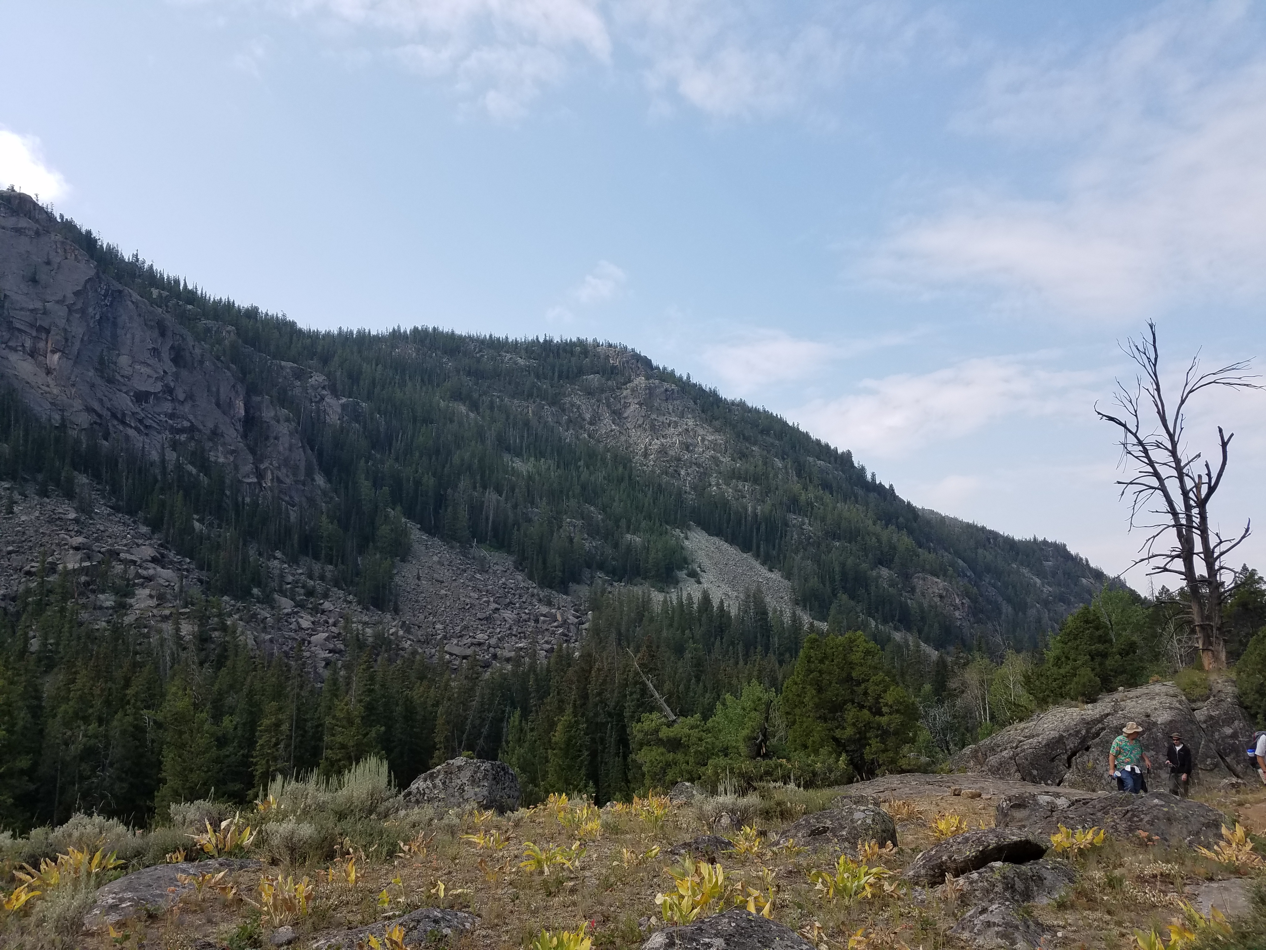 2017 Wind River Trip - Day 2 - Boulder Lake to Mt. Victor Basecamp (17.53 Miles, 4003 ft. Climb) (Wind River Range, Wyoming) 