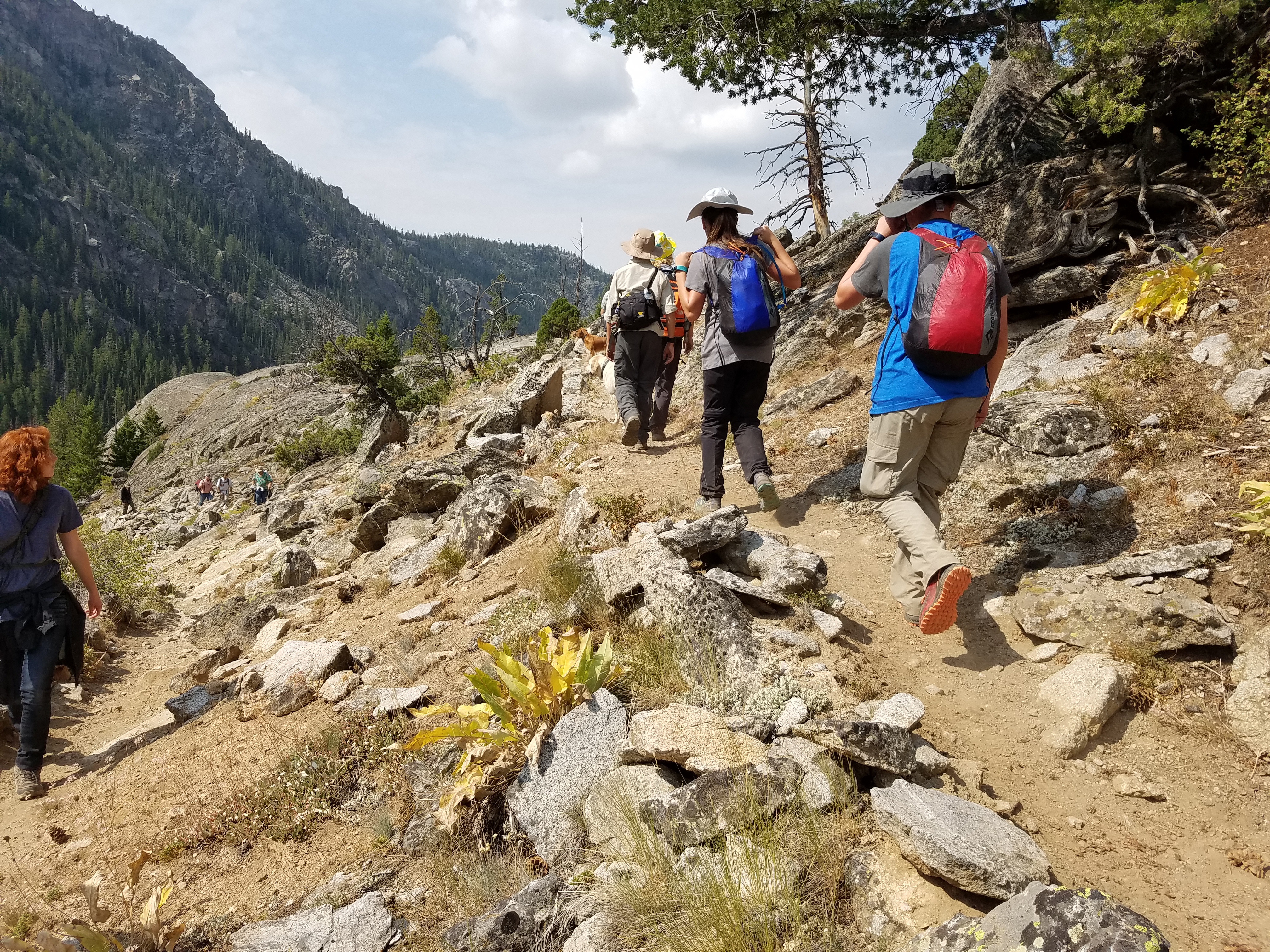 2017 Wind River Trip - Day 2 - Boulder Lake to Mt. Victor Basecamp (17.53 Miles, 4003 ft. Climb) (Wind River Range, Wyoming) 