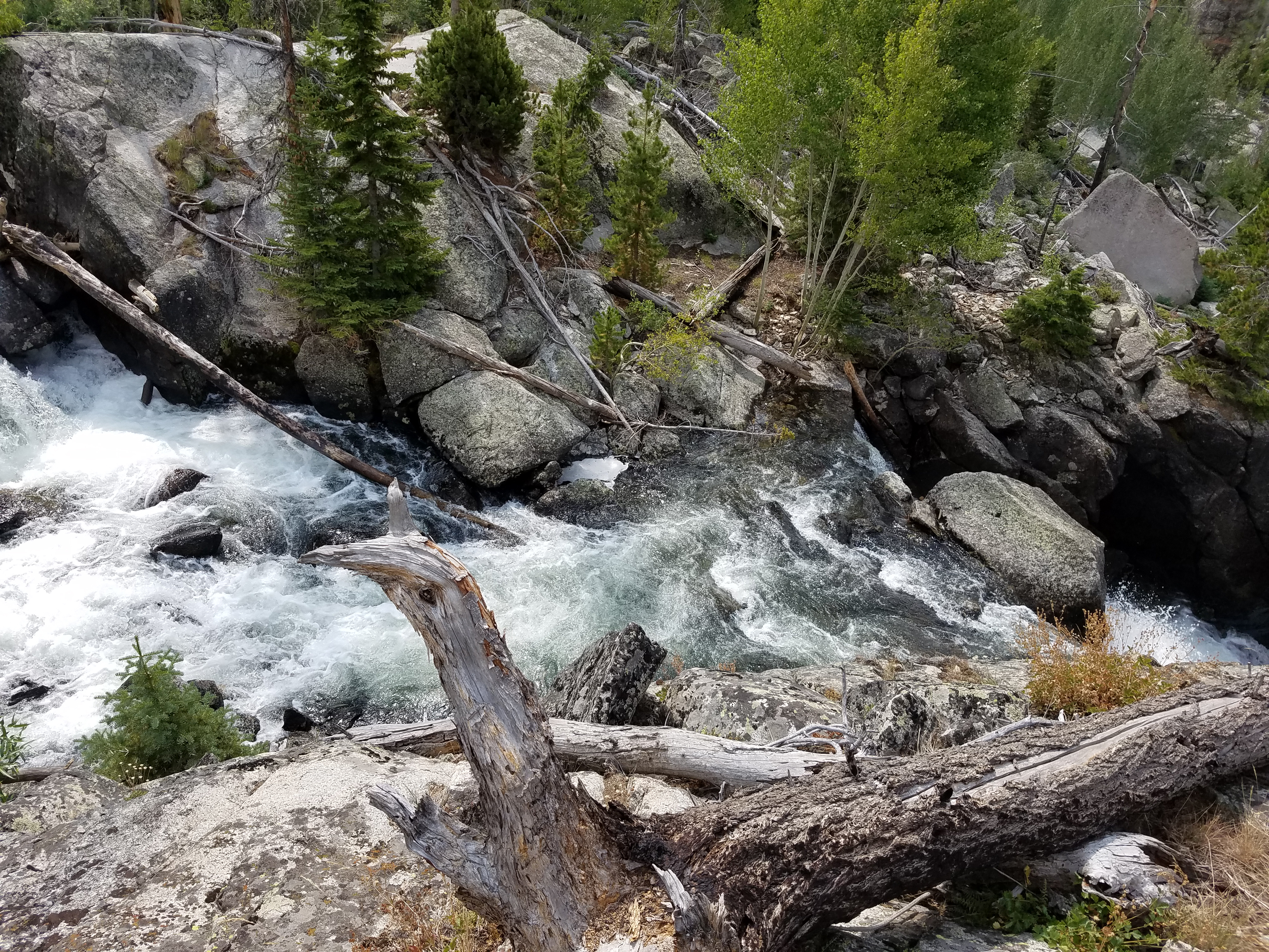 2017 Wind River Trip - Day 2 - Boulder Lake to Mt. Victor Basecamp (17.53 Miles, 4003 ft. Climb) (Wind River Range, Wyoming) 