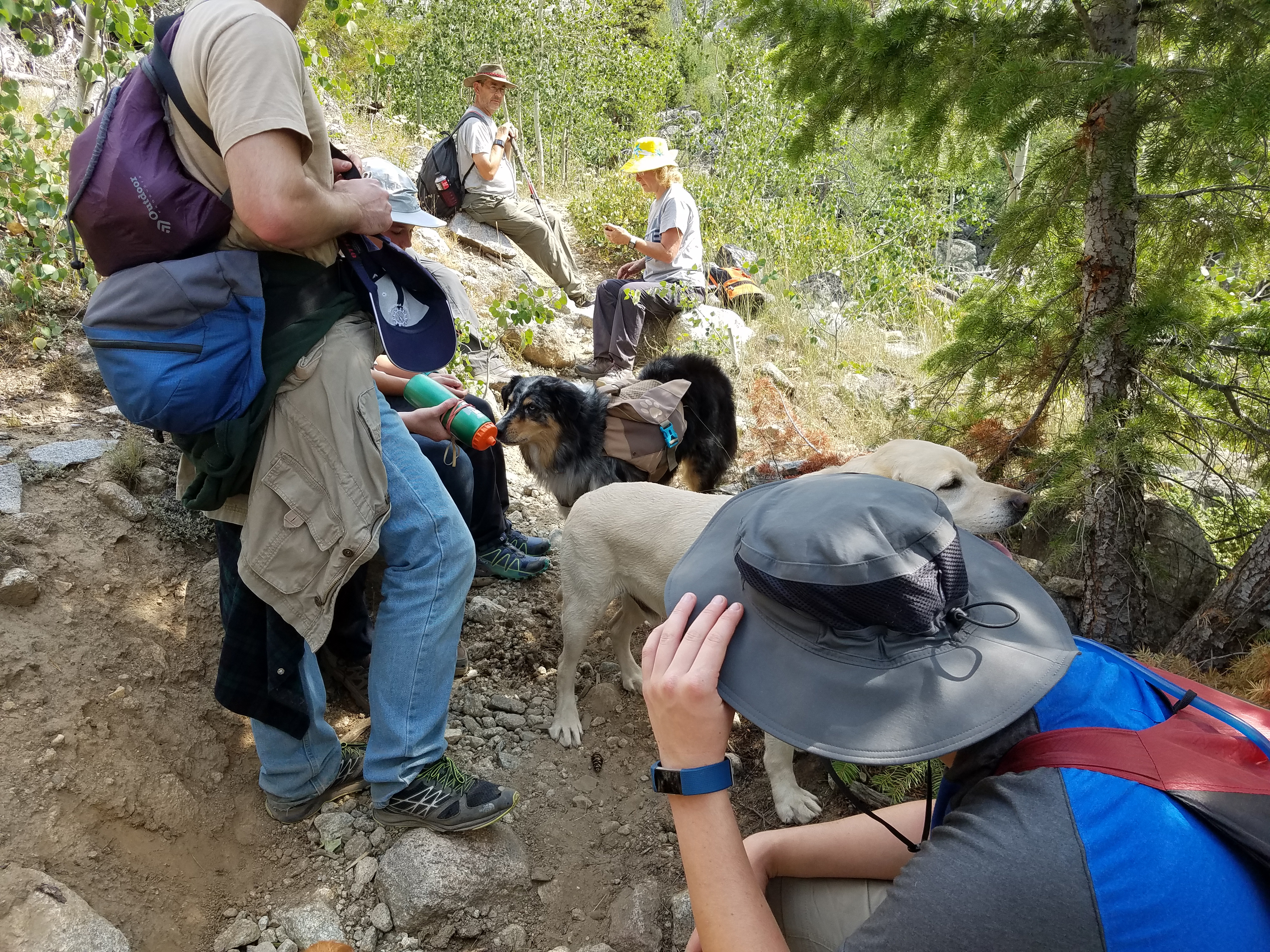 2017 Wind River Trip - Day 2 - Boulder Lake to Mt. Victor Basecamp (17.53 Miles, 4003 ft. Climb) (Wind River Range, Wyoming) 