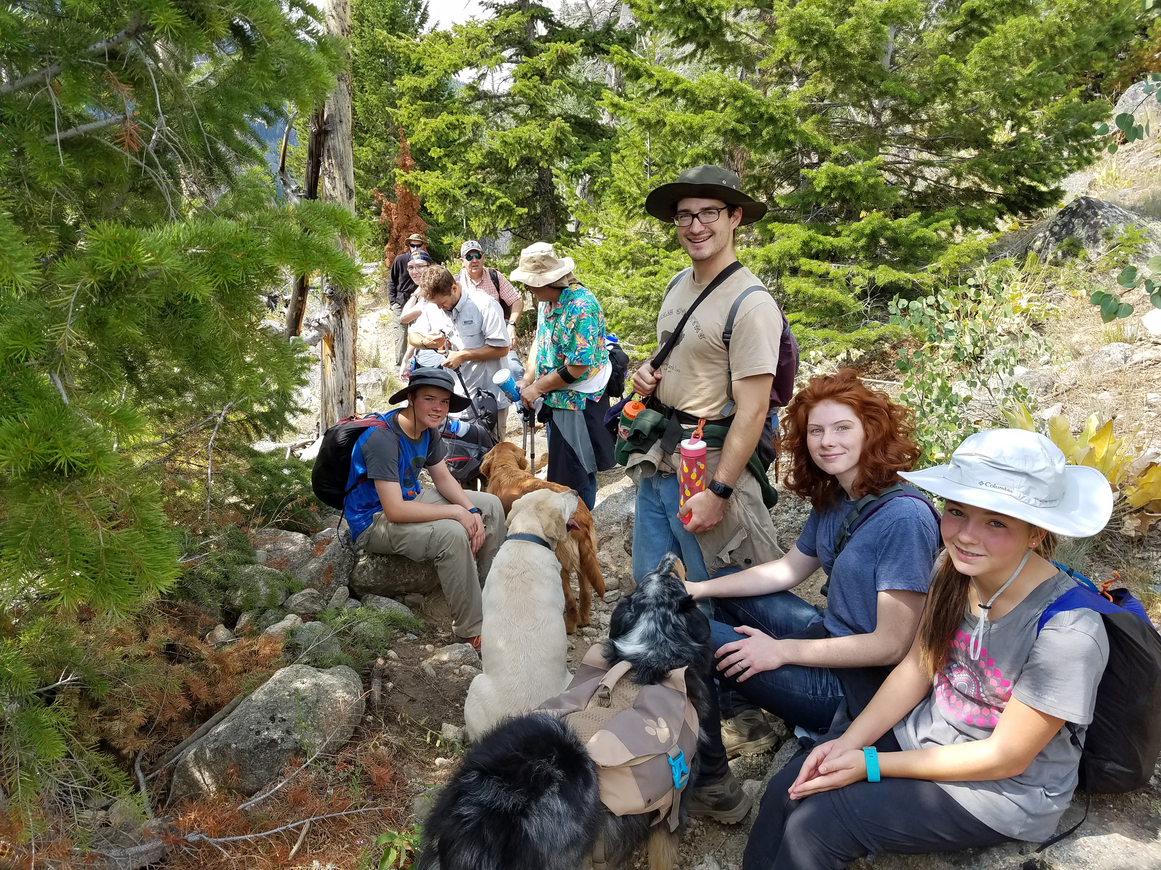 2017 Wind River Trip - Day 2 - Boulder Lake to Mt. Victor Basecamp (17.53 Miles, 4003 ft. Climb) (Wind River Range, Wyoming) 