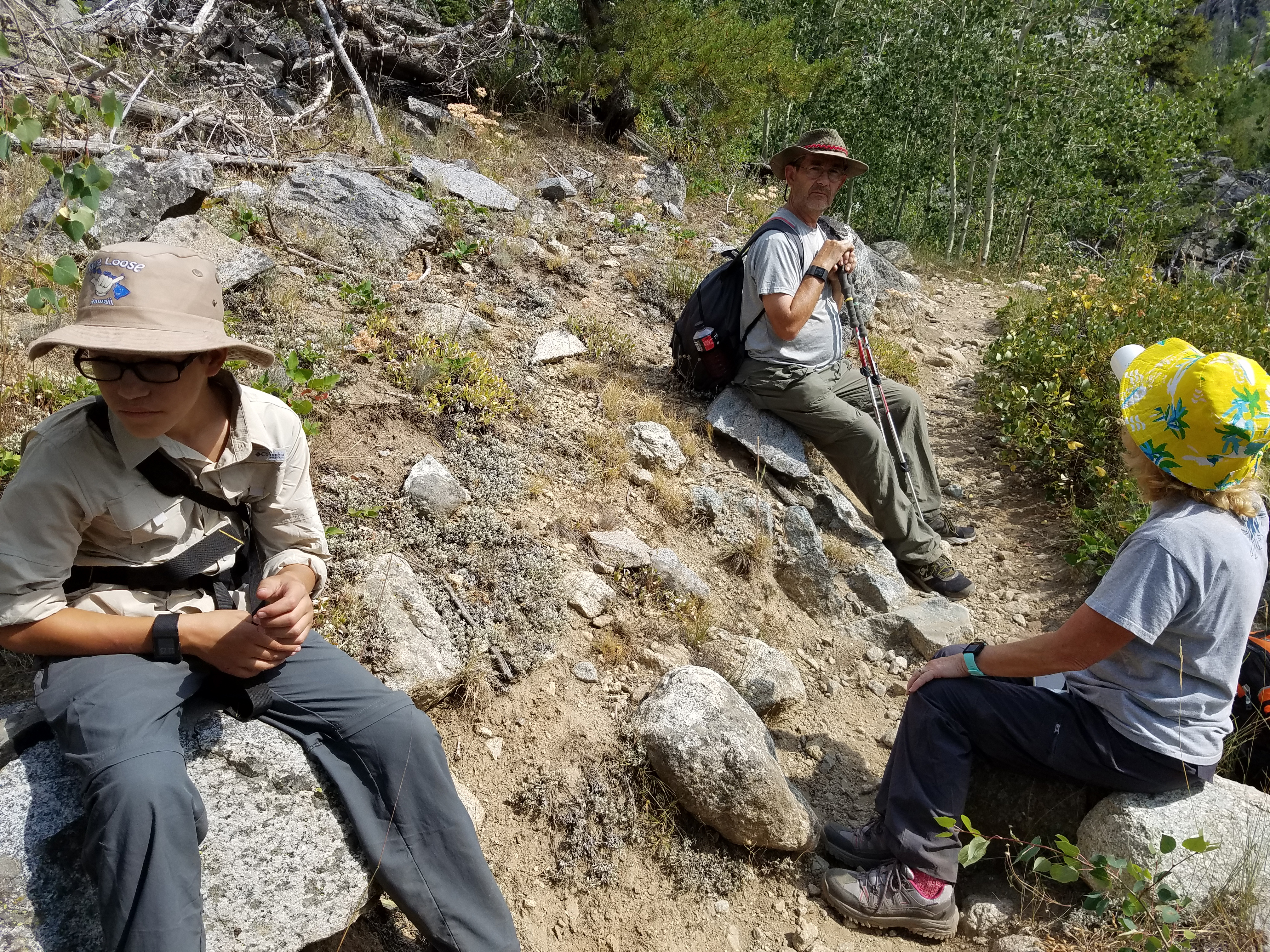 2017 Wind River Trip - Day 2 - Boulder Lake to Mt. Victor Basecamp (17.53 Miles, 4003 ft. Climb) (Wind River Range, Wyoming) 