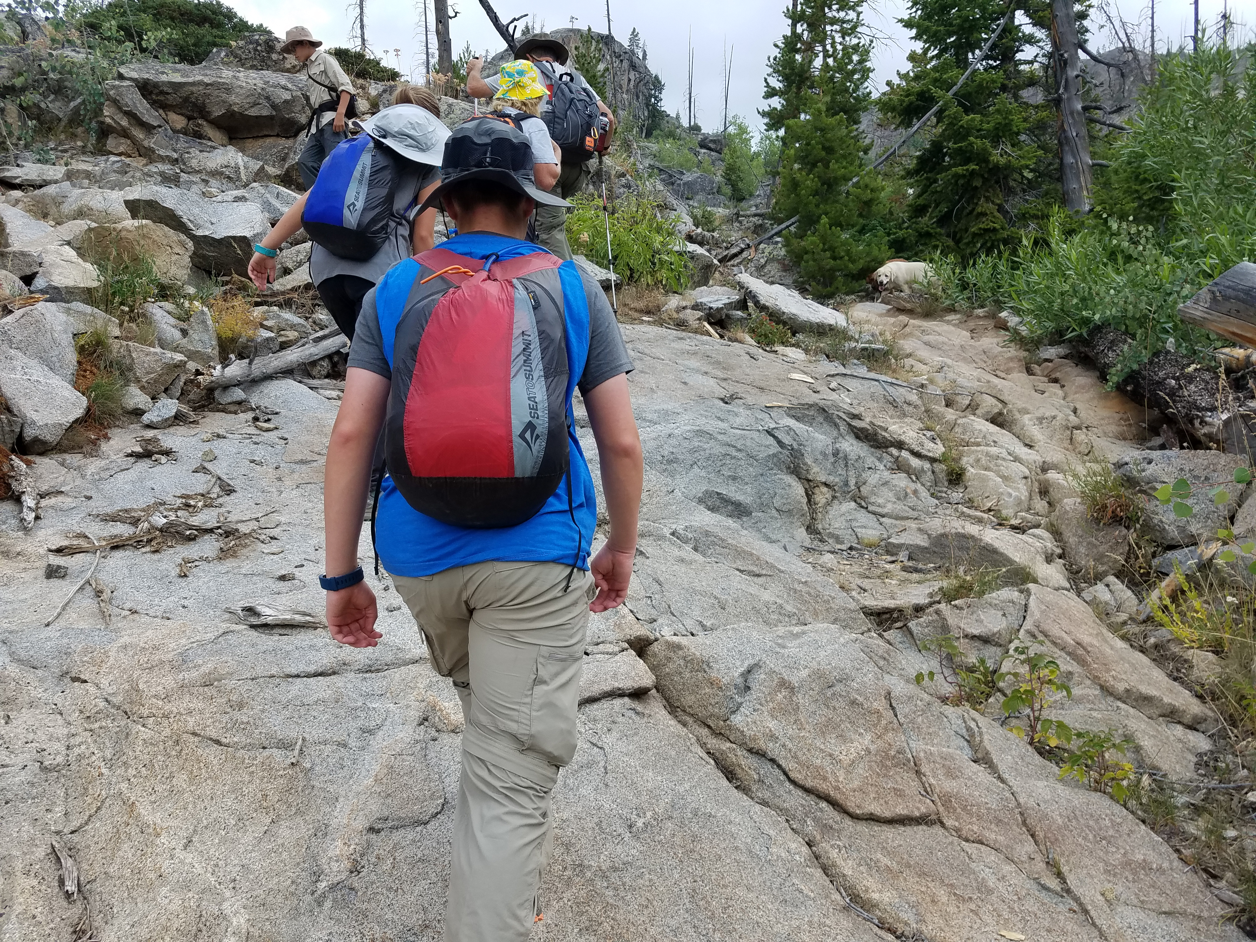 2017 Wind River Trip - Day 2 - Boulder Lake to Mt. Victor Basecamp (17.53 Miles, 4003 ft. Climb) (Wind River Range, Wyoming) 