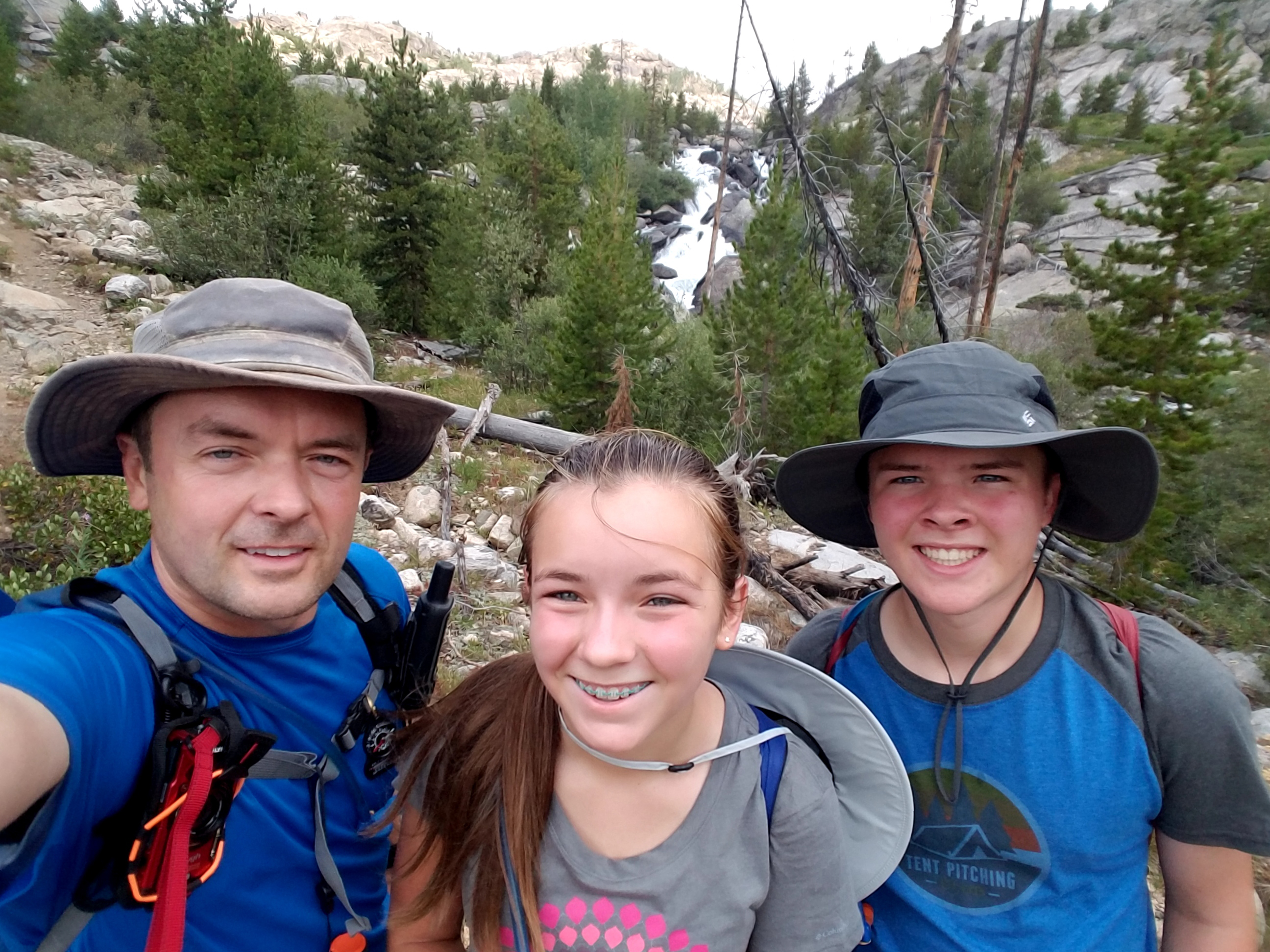 2017 Wind River Trip - Day 2 - Boulder Lake to Mt. Victor Basecamp (17.53 Miles, 4003 ft. Climb) (Wind River Range, Wyoming) 