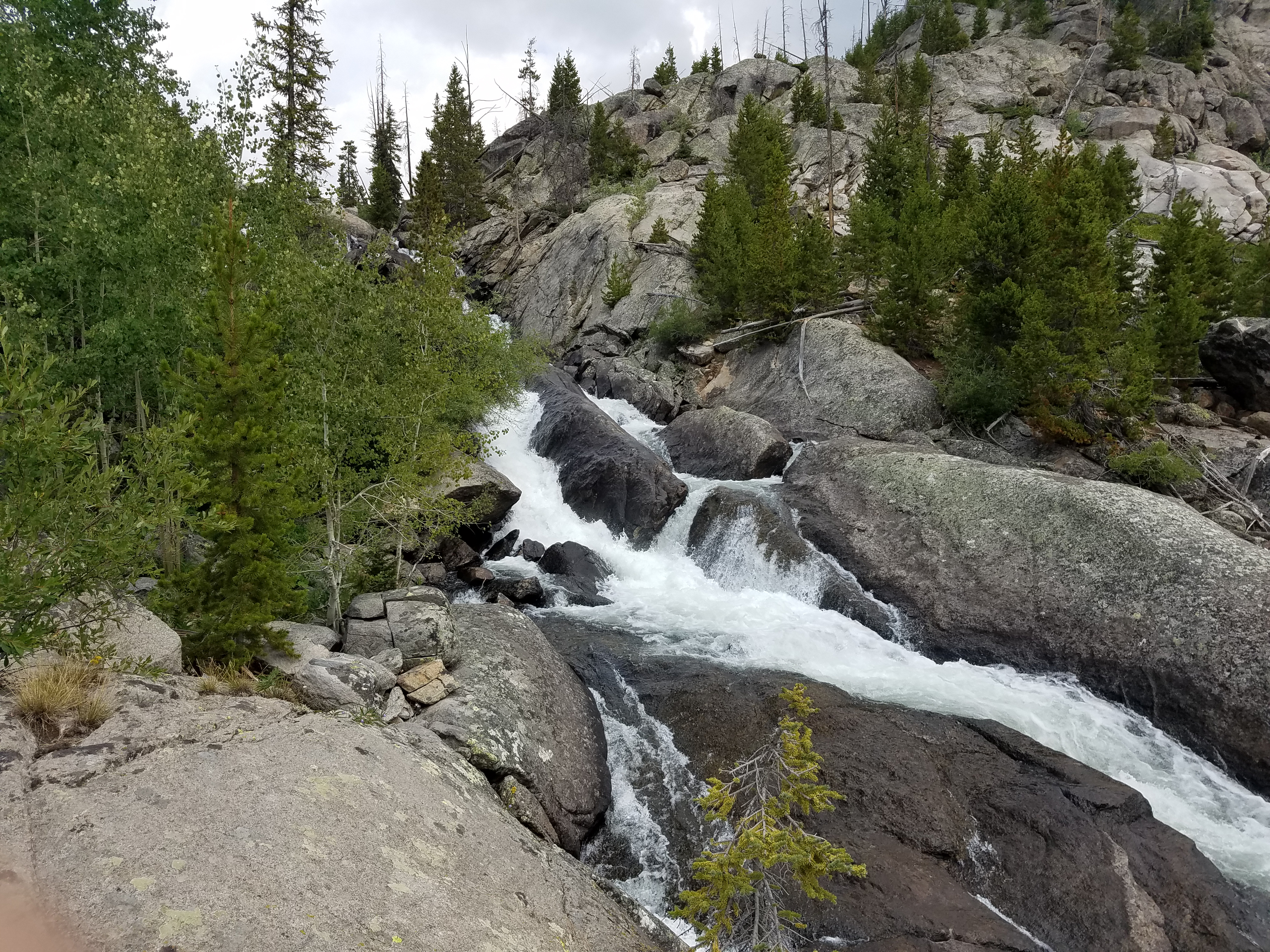 2017 Wind River Trip - Day 2 - Boulder Lake to Mt. Victor Basecamp (17.53 Miles, 4003 ft. Climb) (Wind River Range, Wyoming) 