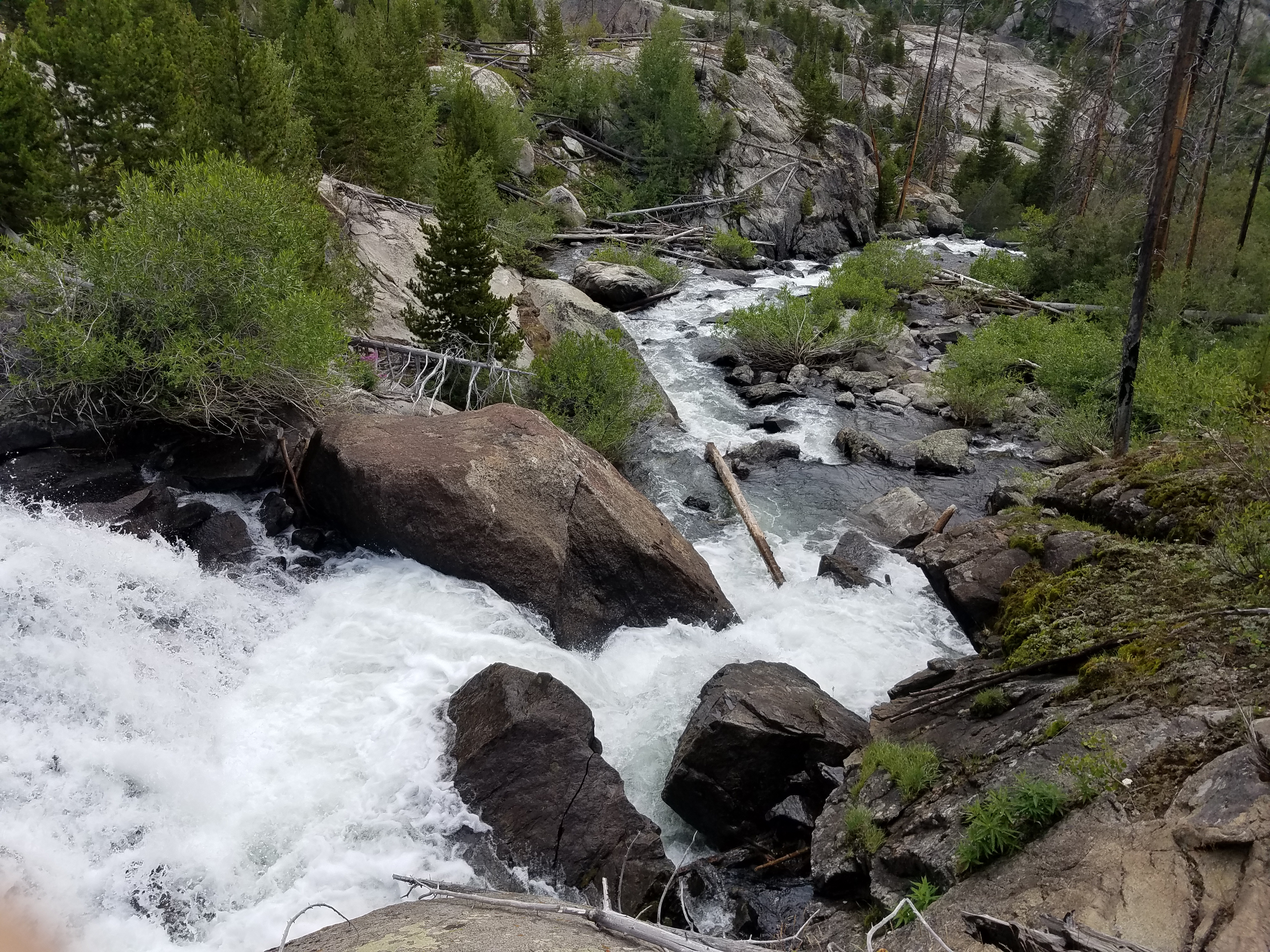 2017 Wind River Trip - Day 2 - Boulder Lake to Mt. Victor Basecamp (17.53 Miles, 4003 ft. Climb) (Wind River Range, Wyoming) 