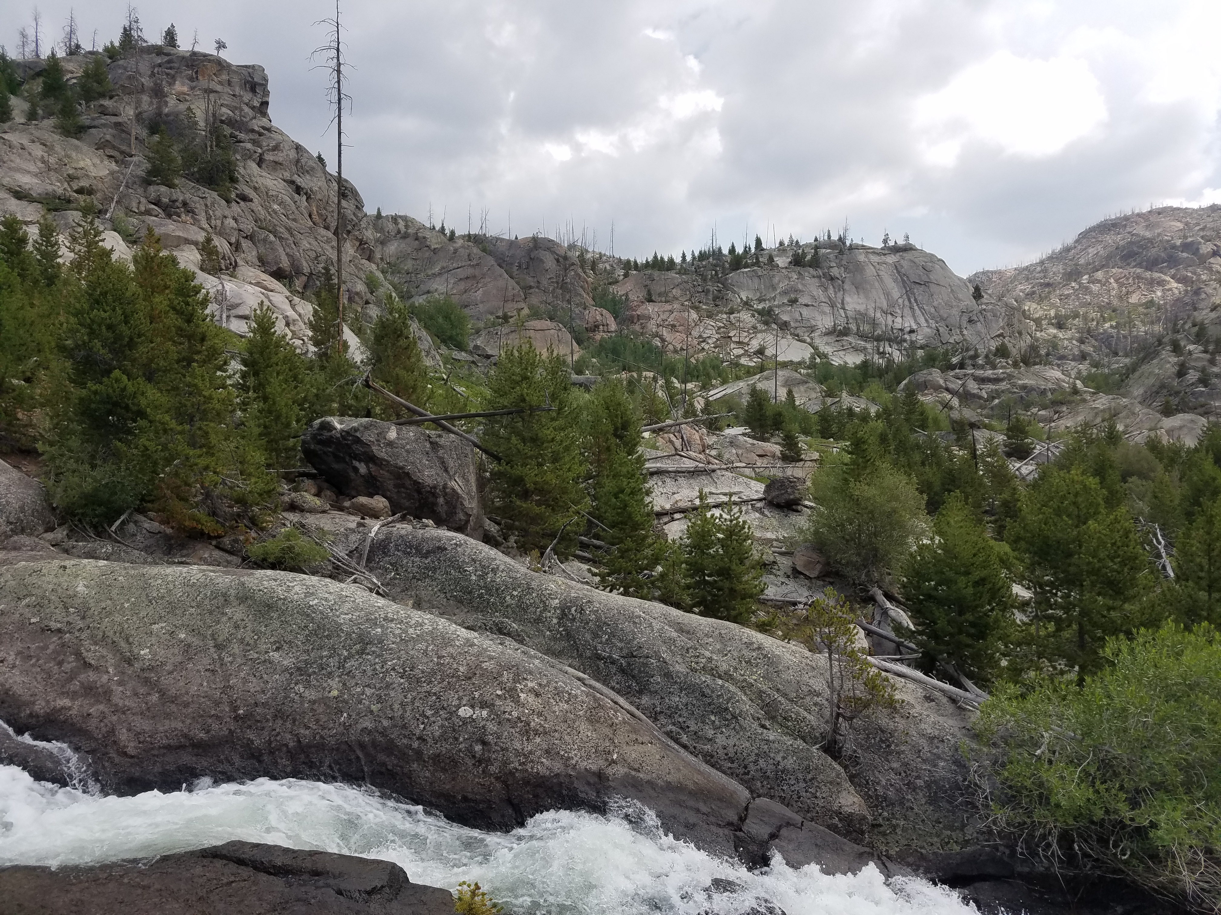 2017 Wind River Trip - Day 2 - Boulder Lake to Mt. Victor Basecamp (17.53 Miles, 4003 ft. Climb) (Wind River Range, Wyoming) 