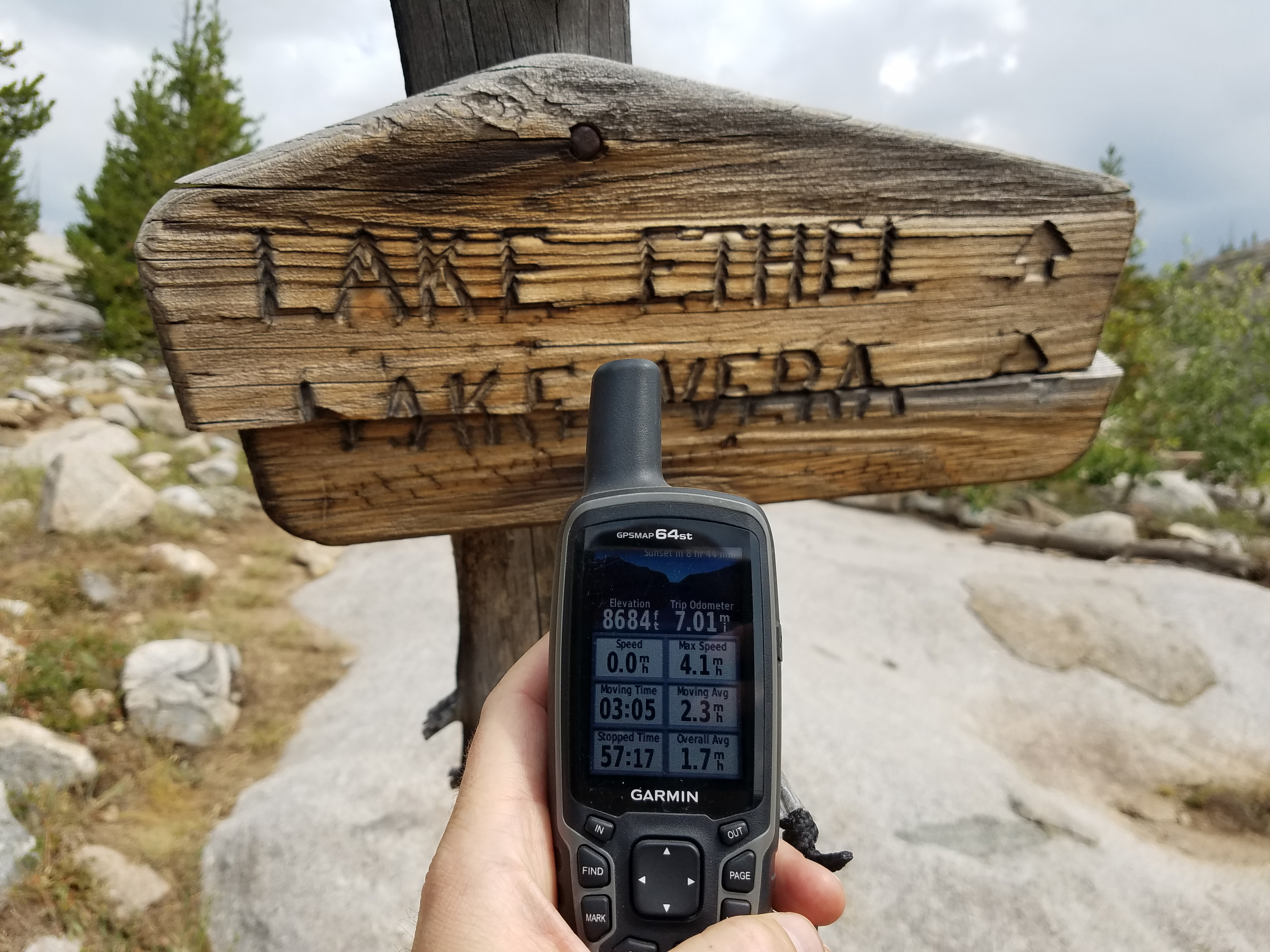 2017 Wind River Trip - Day 2 - Boulder Lake to Mt. Victor Basecamp (17.53 Miles, 4003 ft. Climb) (Wind River Range, Wyoming) 