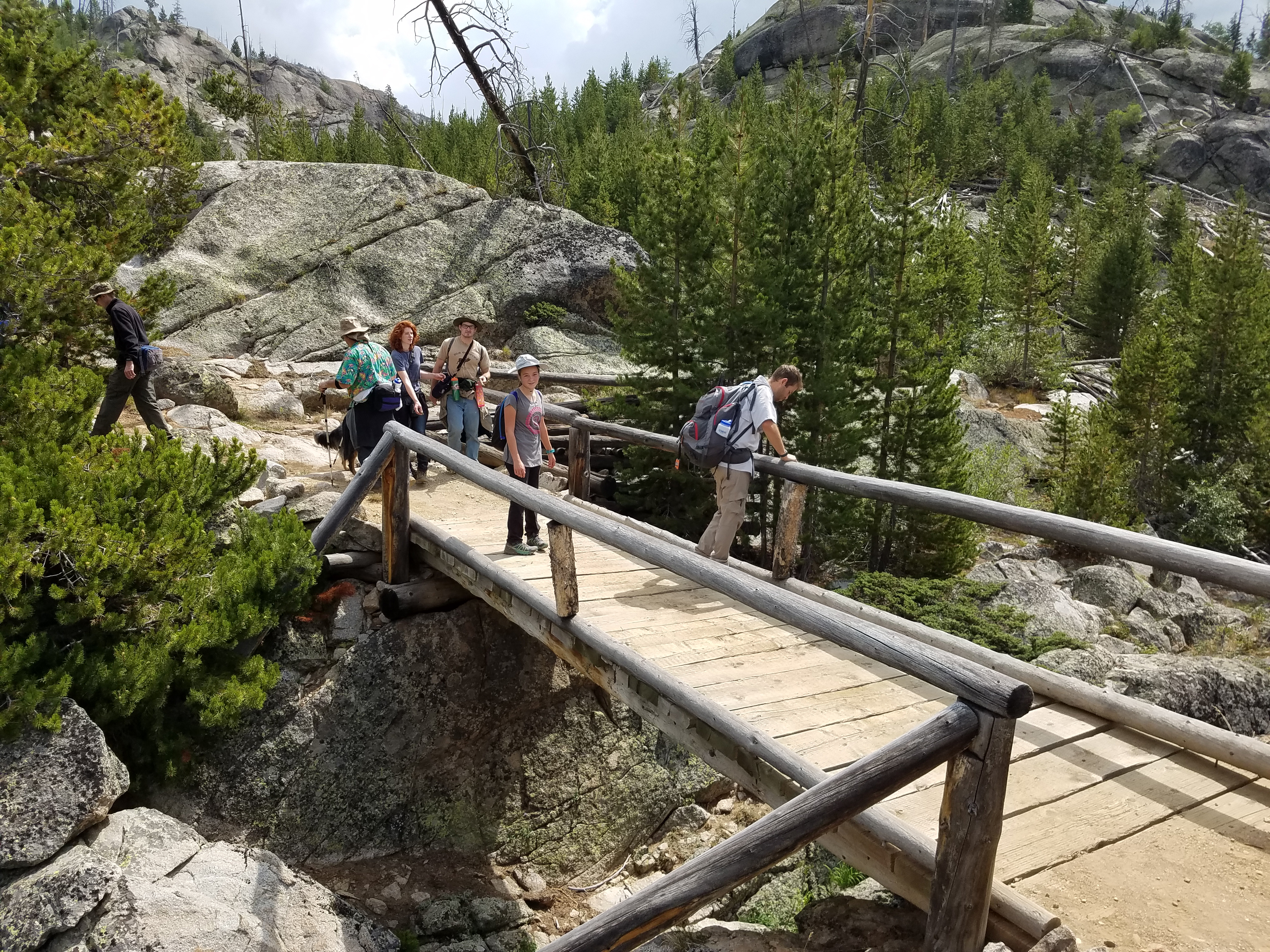 2017 Wind River Trip - Day 2 - Boulder Lake to Mt. Victor Basecamp (17.53 Miles, 4003 ft. Climb) (Wind River Range, Wyoming) 