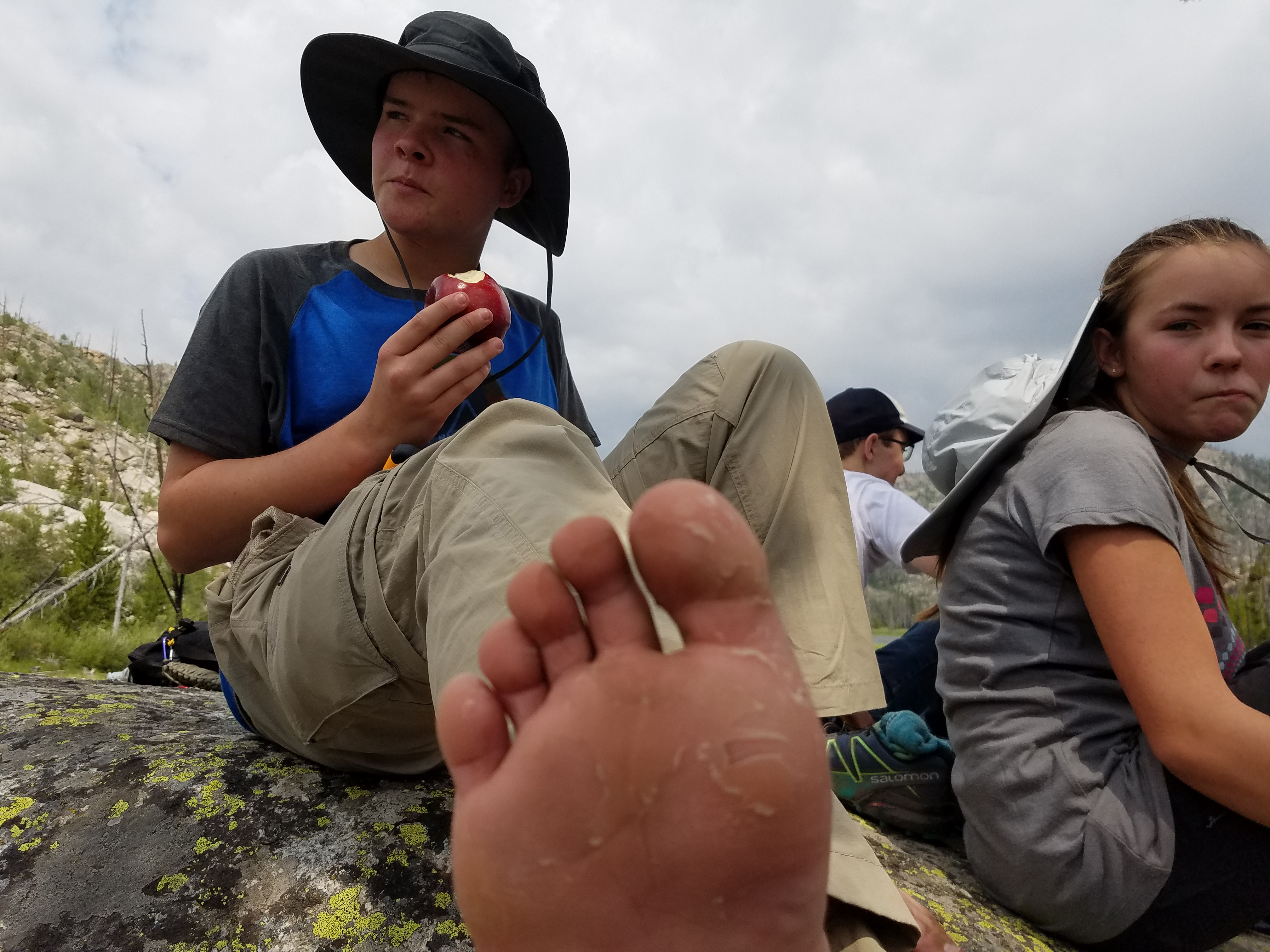 2017 Wind River Trip - Day 2 - Boulder Lake to Mt. Victor Basecamp (17.53 Miles, 4003 ft. Climb) (Wind River Range, Wyoming) 