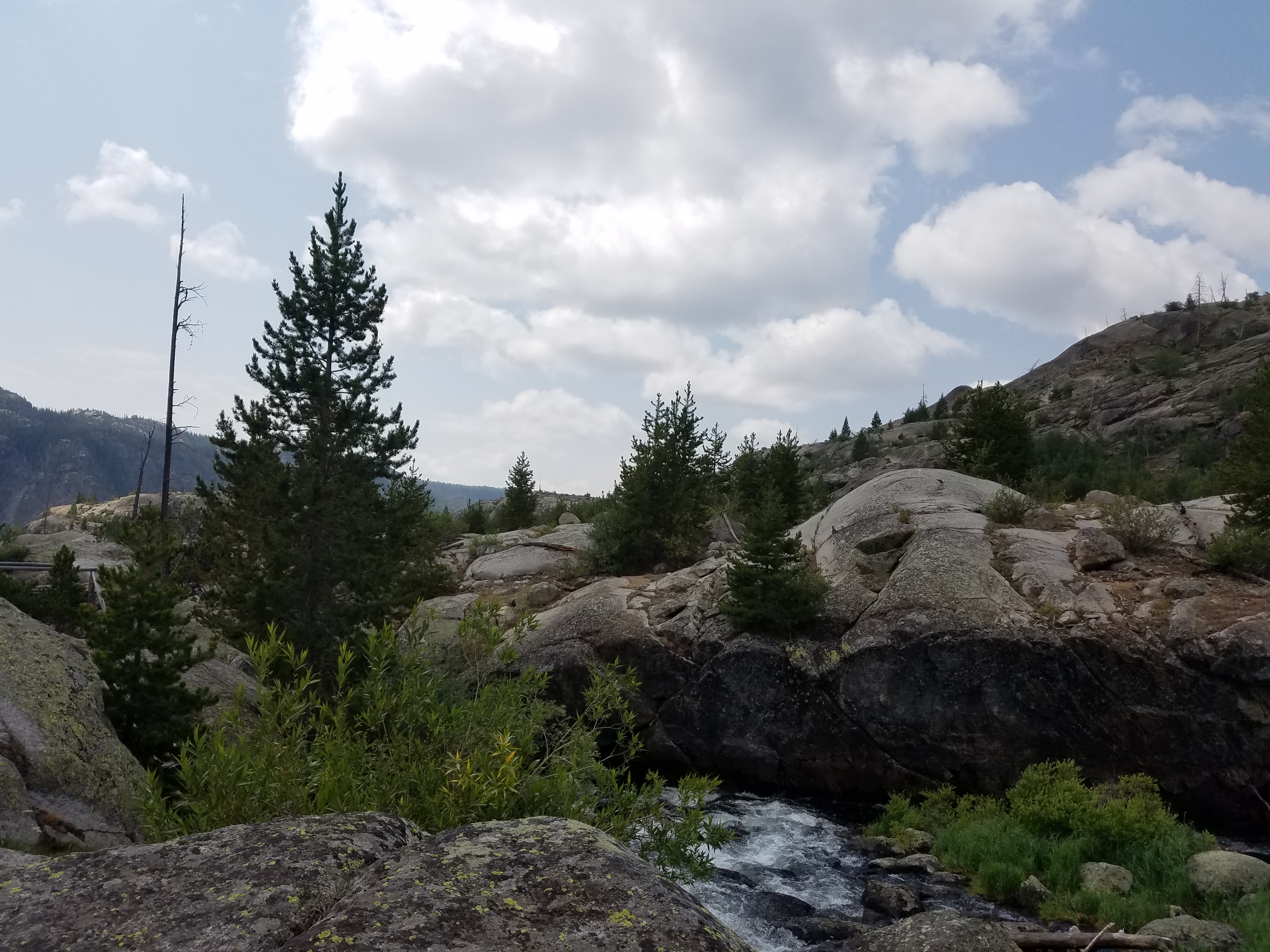 2017 Wind River Trip - Day 2 - Boulder Lake to Mt. Victor Basecamp (17.53 Miles, 4003 ft. Climb) (Wind River Range, Wyoming) 