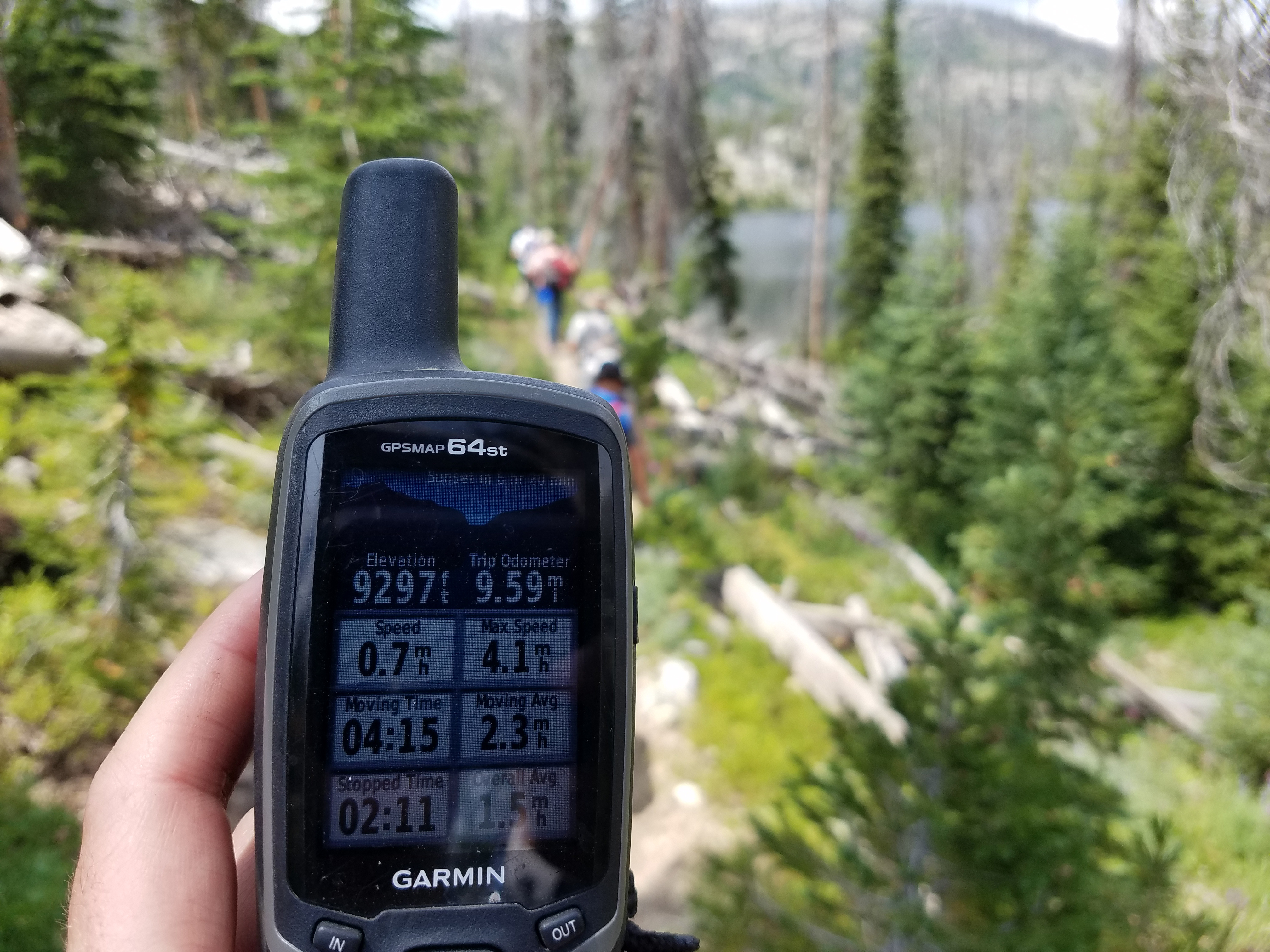 2017 Wind River Trip - Day 2 - Boulder Lake to Mt. Victor Basecamp (17.53 Miles, 4003 ft. Climb) (Wind River Range, Wyoming) 