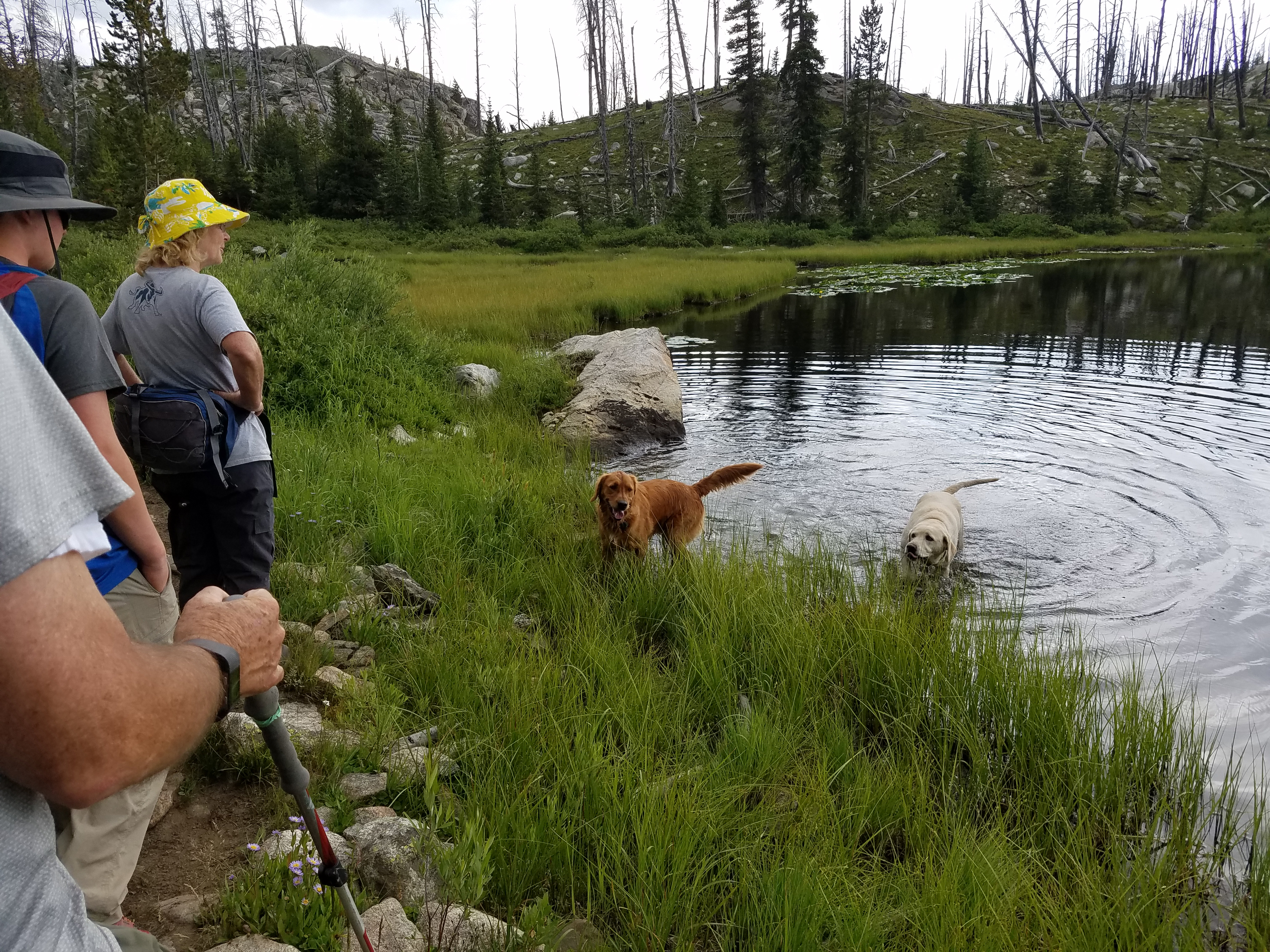 2017 Wind River Trip - Day 2 - Boulder Lake to Mt. Victor Basecamp (17.53 Miles, 4003 ft. Climb) (Wind River Range, Wyoming) 