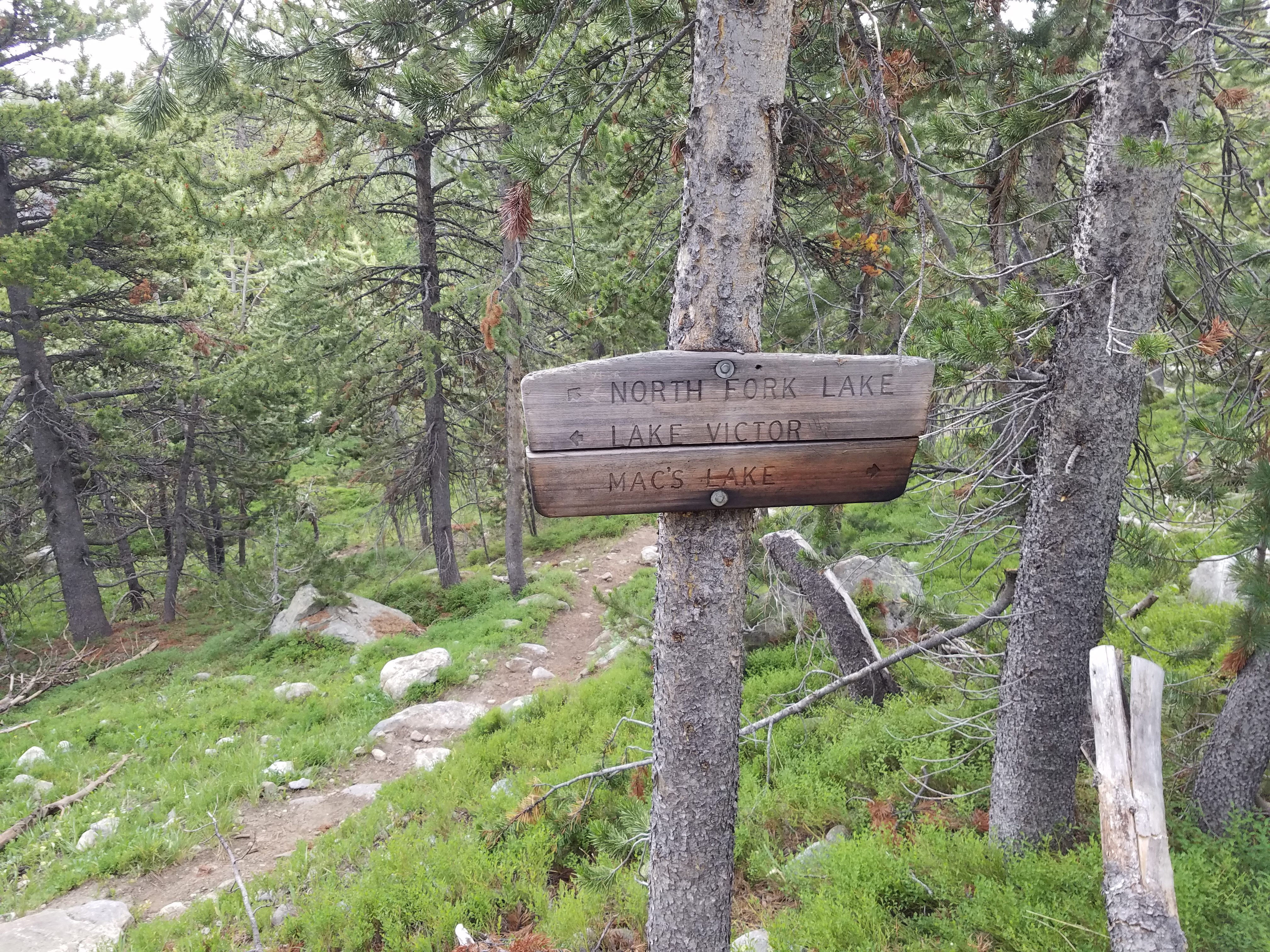 2017 Wind River Trip - Day 2 - Boulder Lake to Mt. Victor Basecamp (17.53 Miles, 4003 ft. Climb) (Wind River Range, Wyoming) 