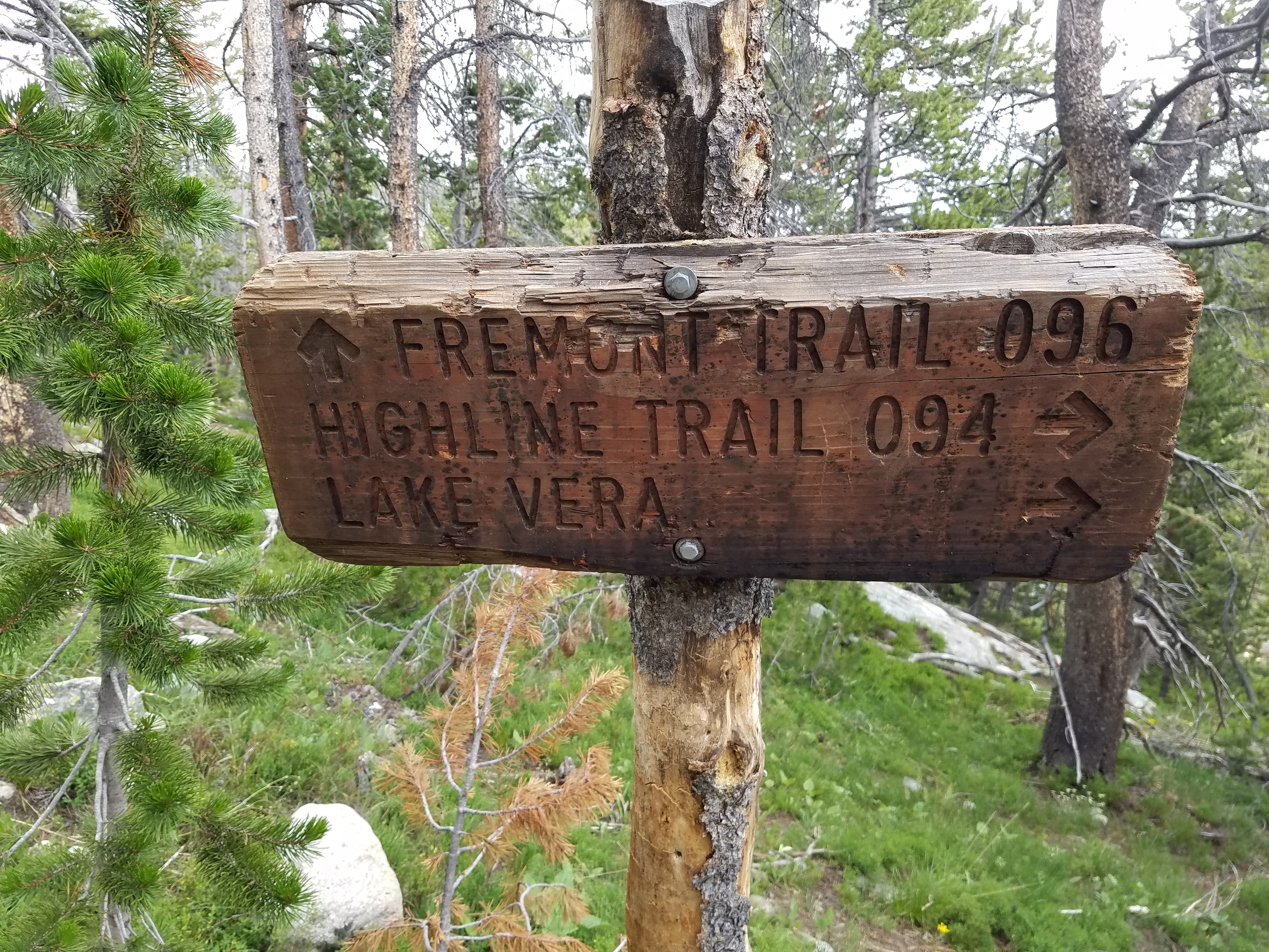 2017 Wind River Trip - Day 2 - Boulder Lake to Mt. Victor Basecamp (17.53 Miles, 4003 ft. Climb) (Wind River Range, Wyoming) 