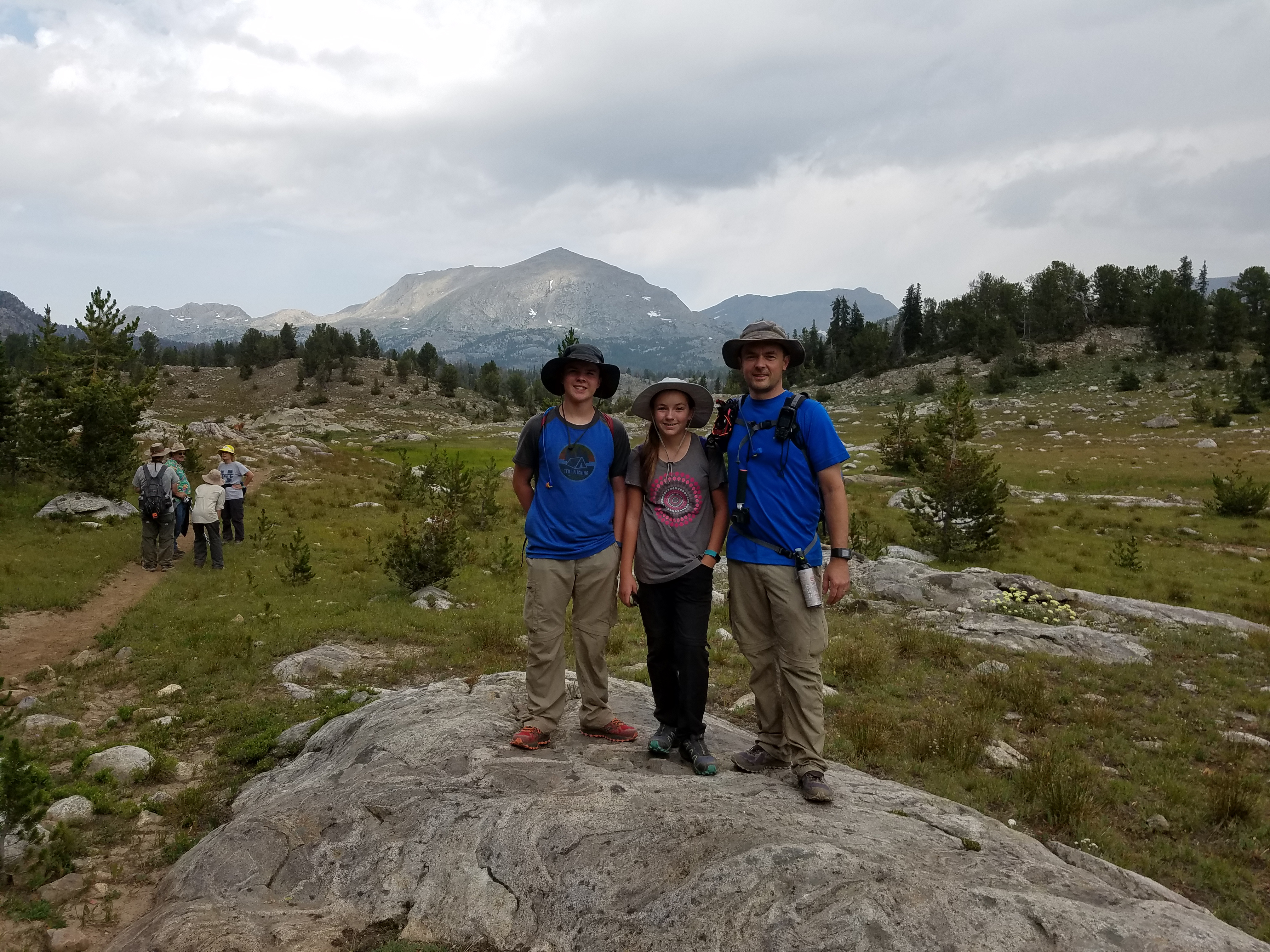 2017 Wind River Trip - Day 2 - Boulder Lake to Mt. Victor Basecamp (17.53 Miles, 4003 ft. Climb) (Wind River Range, Wyoming) 