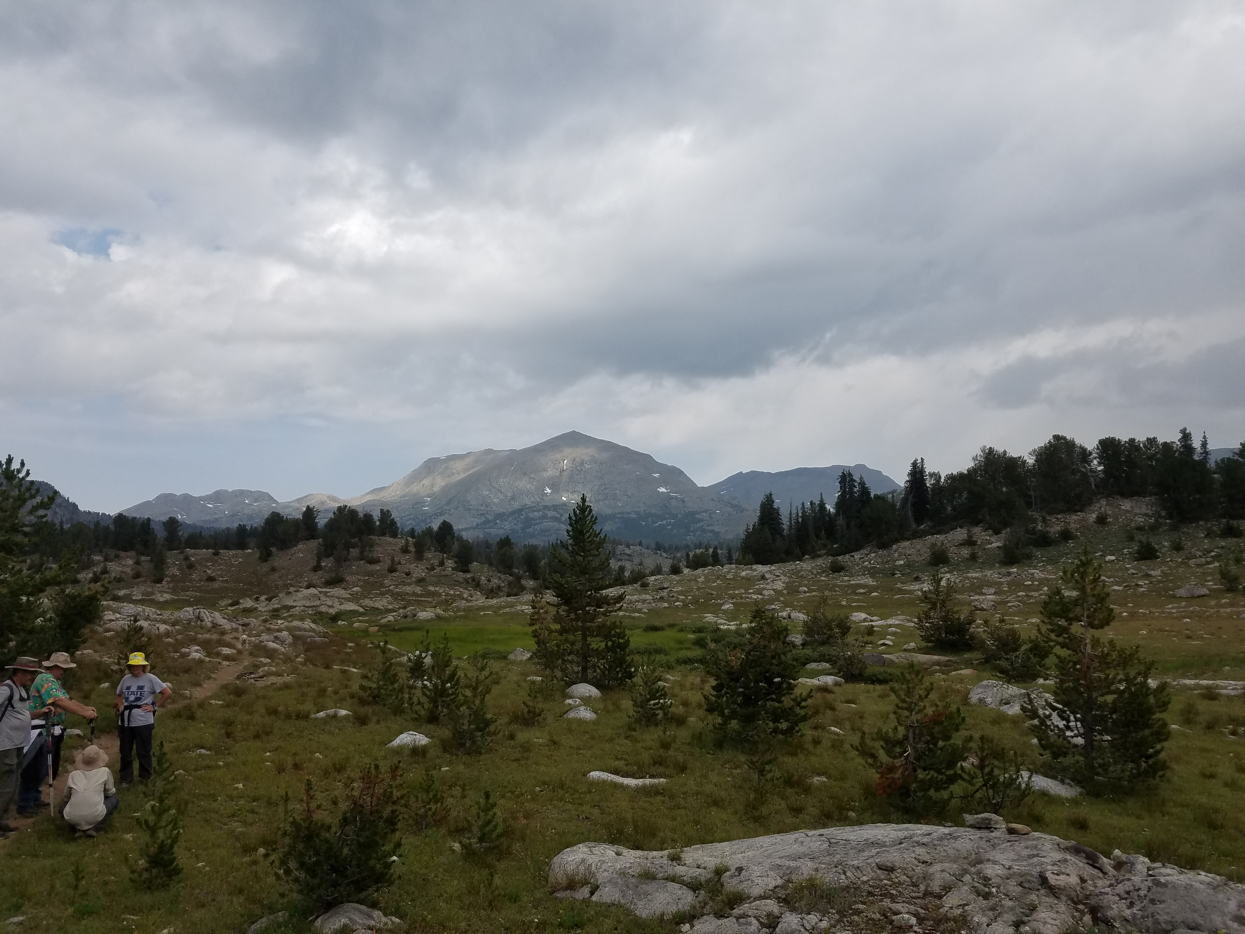 2017 Wind River Trip - Day 2 - Boulder Lake to Mt. Victor Basecamp (17.53 Miles, 4003 ft. Climb) (Wind River Range, Wyoming) 