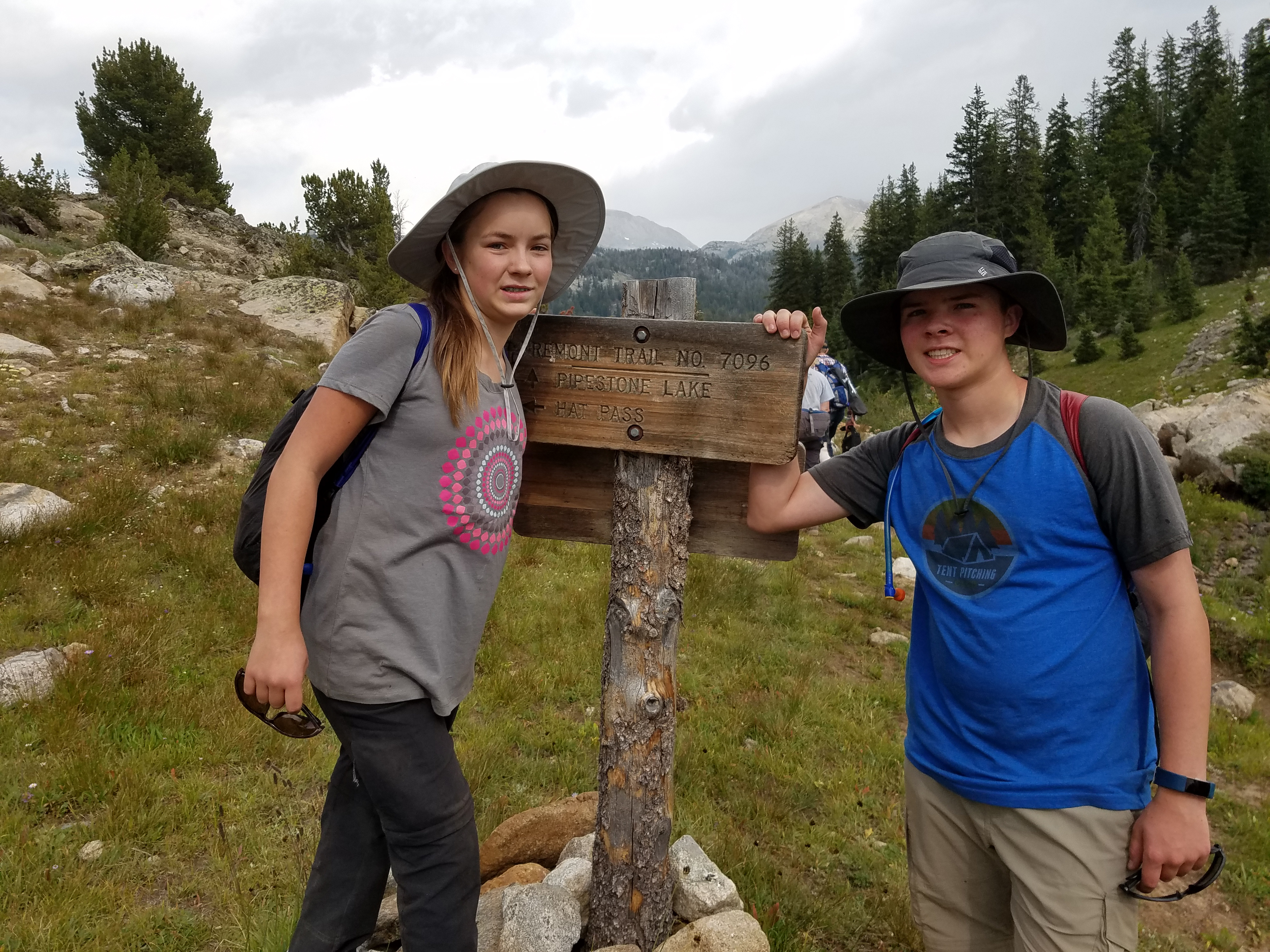 2017 Wind River Trip - Day 2 - Boulder Lake to Mt. Victor Basecamp (17.53 Miles, 4003 ft. Climb) (Wind River Range, Wyoming) 