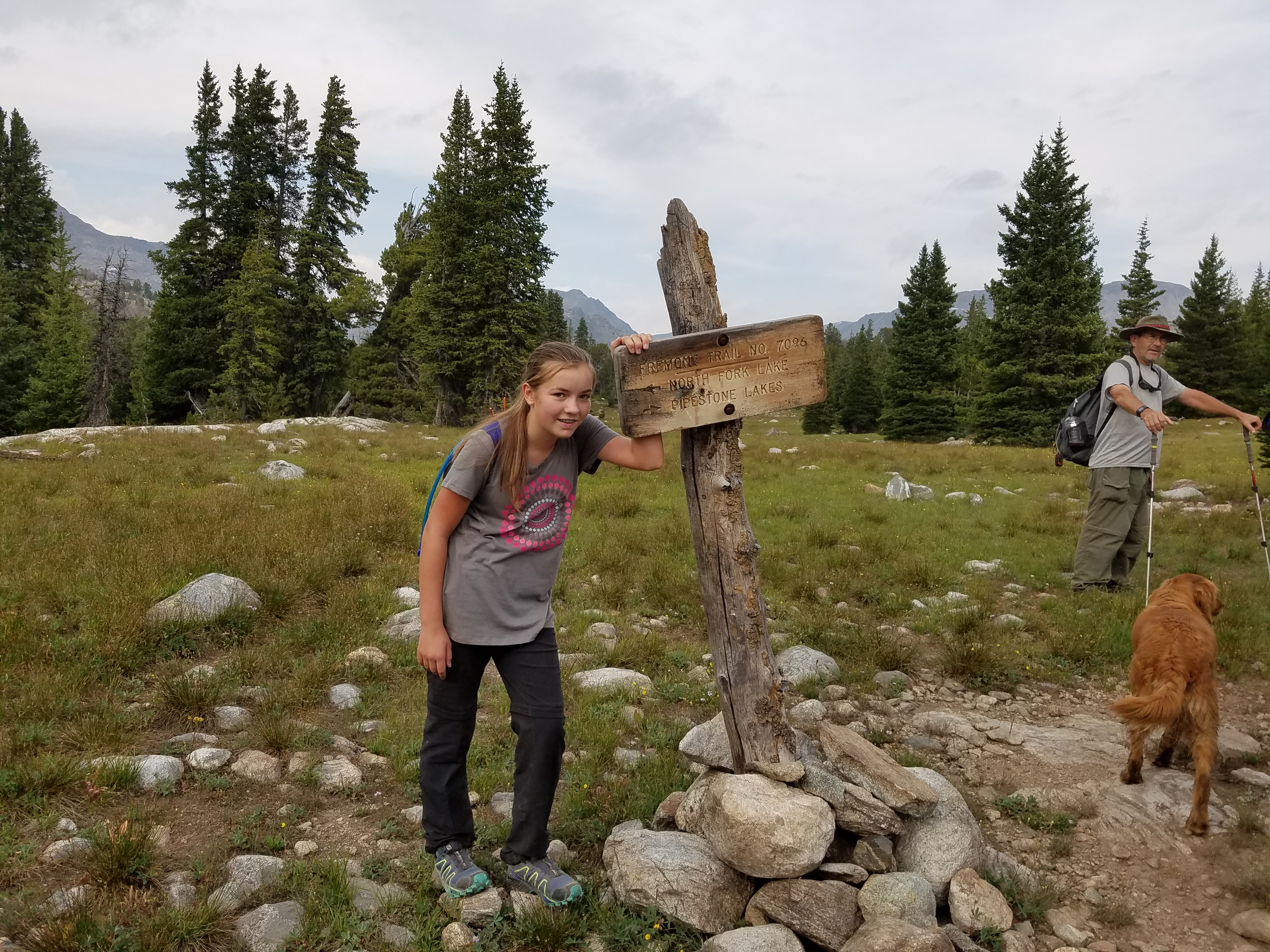 2017 Wind River Trip - Day 2 - Boulder Lake to Mt. Victor Basecamp (17.53 Miles, 4003 ft. Climb) (Wind River Range, Wyoming) 