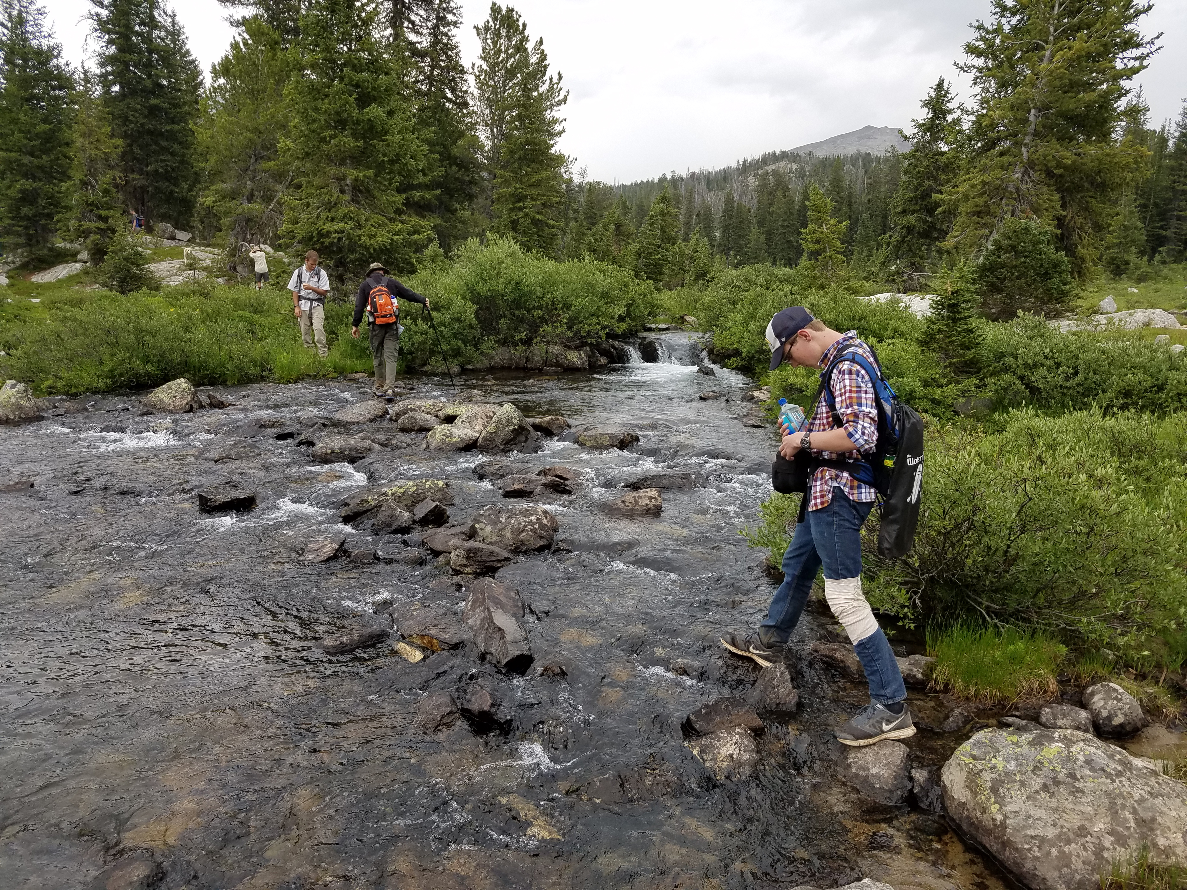 2017 Wind River Trip - Day 2 - Boulder Lake to Mt. Victor Basecamp (17.53 Miles, 4003 ft. Climb) (Wind River Range, Wyoming) 