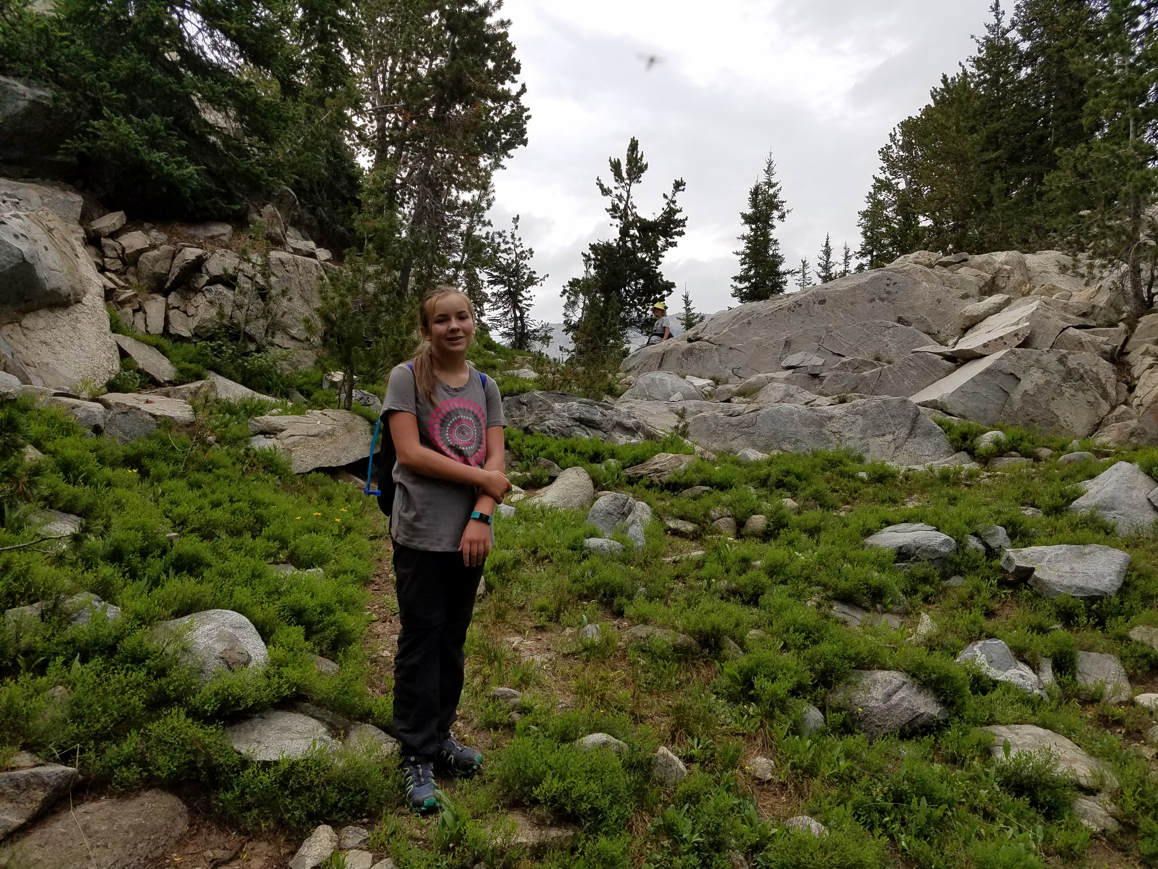 2017 Wind River Trip - Day 2 - Boulder Lake to Mt. Victor Basecamp (17.53 Miles, 4003 ft. Climb) (Wind River Range, Wyoming) 