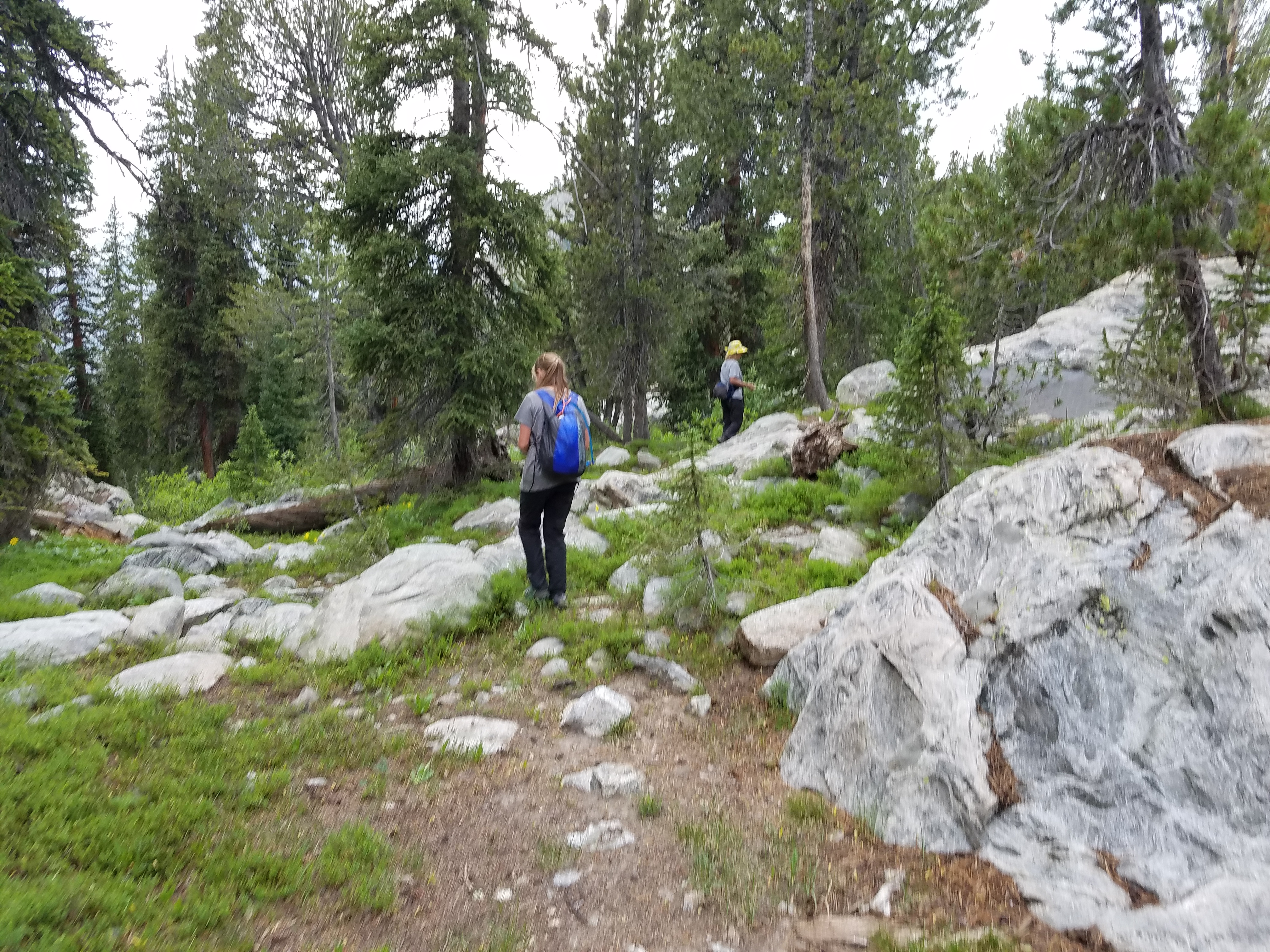 2017 Wind River Trip - Day 2 - Boulder Lake to Mt. Victor Basecamp (17.53 Miles, 4003 ft. Climb) (Wind River Range, Wyoming) 