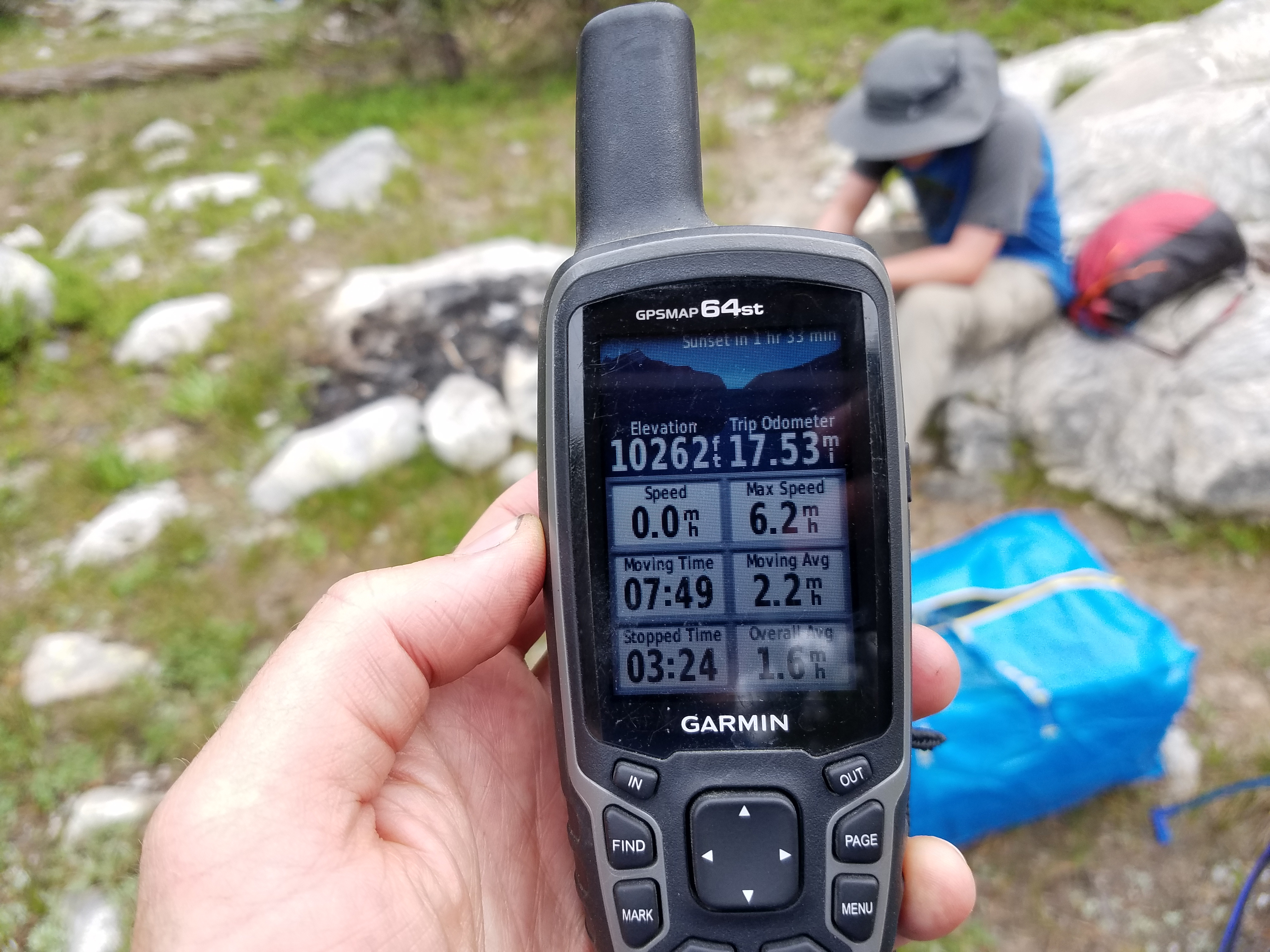 2017 Wind River Trip - Day 2 - Boulder Lake to Mt. Victor Basecamp (17.53 Miles, 4003 ft. Climb) (Wind River Range, Wyoming) 