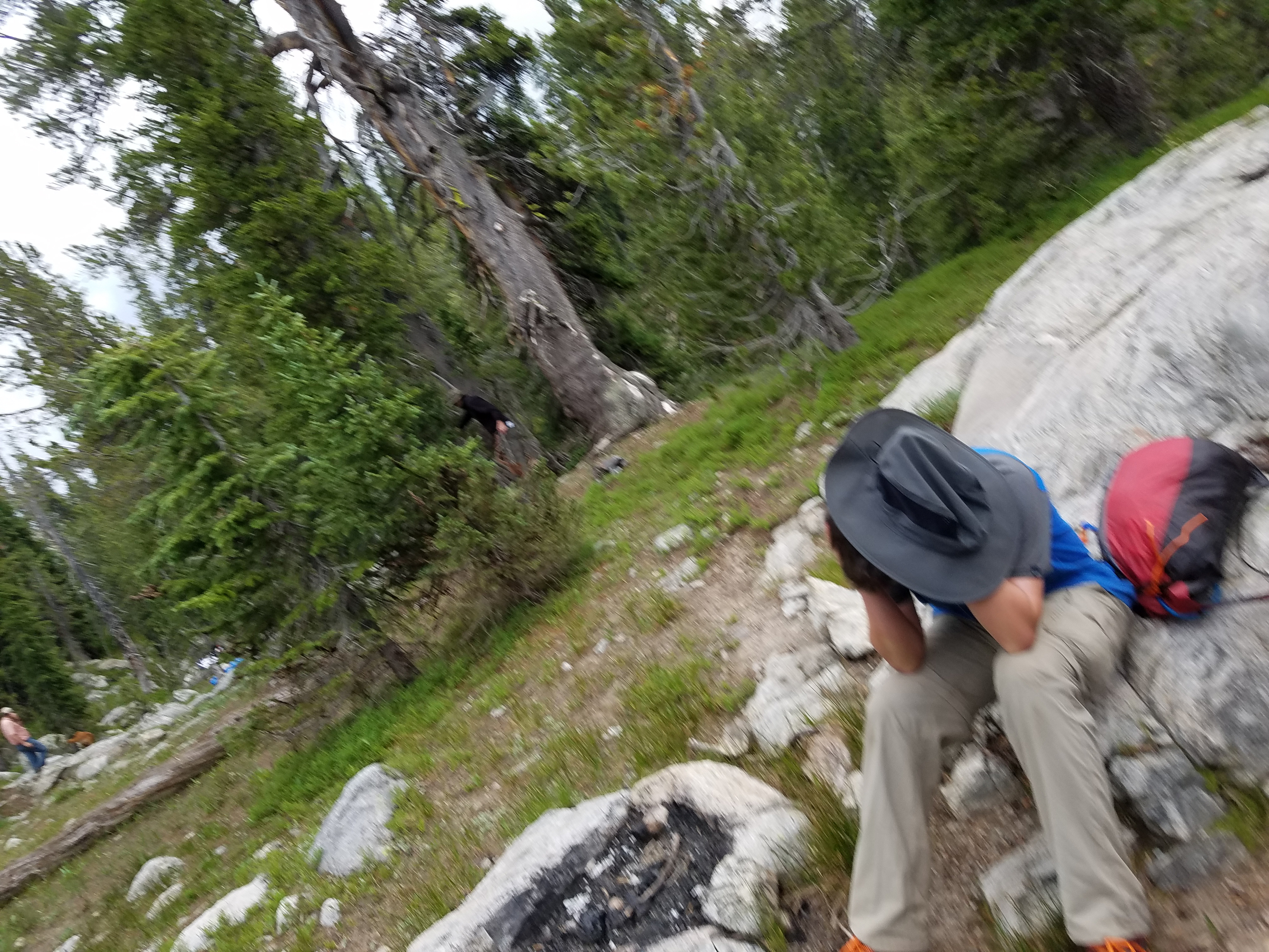 2017 Wind River Trip - Day 2 - Boulder Lake to Mt. Victor Basecamp (17.53 Miles, 4003 ft. Climb) (Wind River Range, Wyoming) 