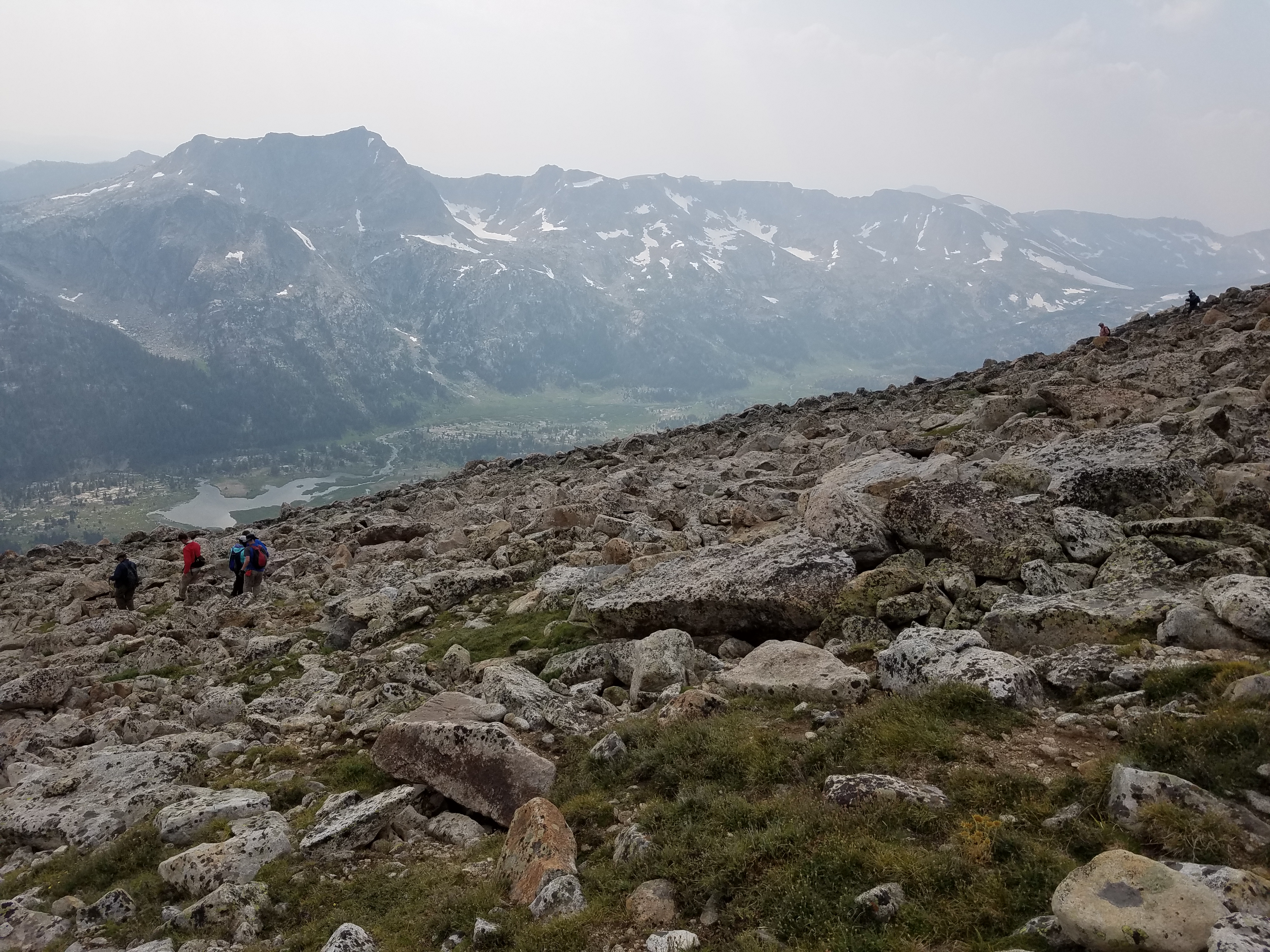 2017 Wind River Trip - Day 4 - Climbing Mount Victor (12,244 ft. Summit), American Pika, Richard's 1978 Fishing License, Mark's 1979 Driving Permit, Meteor Shower (Wind River Range, Wyoming)