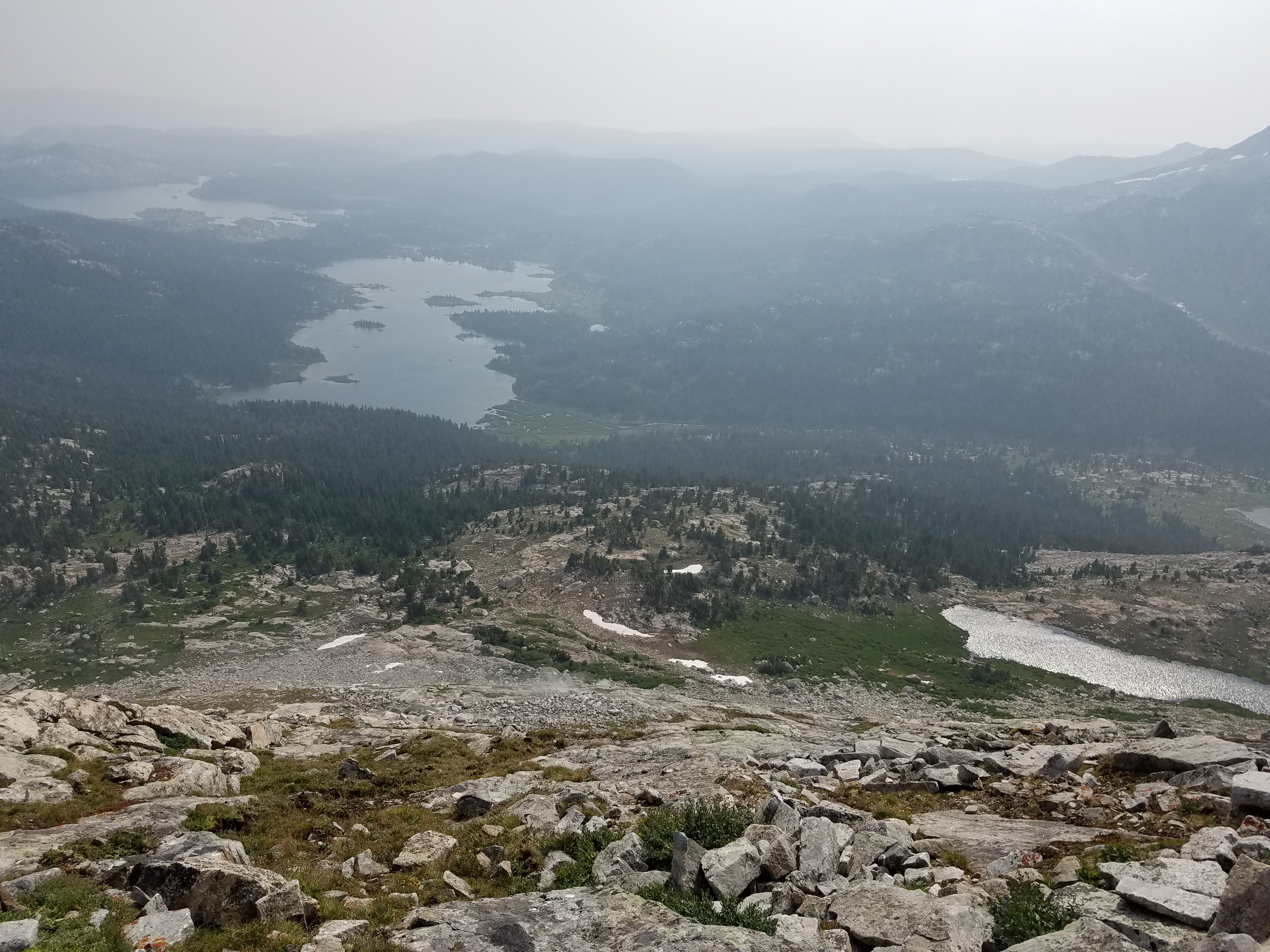 2017 Wind River Trip - Day 4 - Climbing Mount Victor (12,244 ft. Summit), American Pika, Richard's 1978 Fishing License, Mark's 1979 Driving Permit, Meteor Shower (Wind River Range, Wyoming)