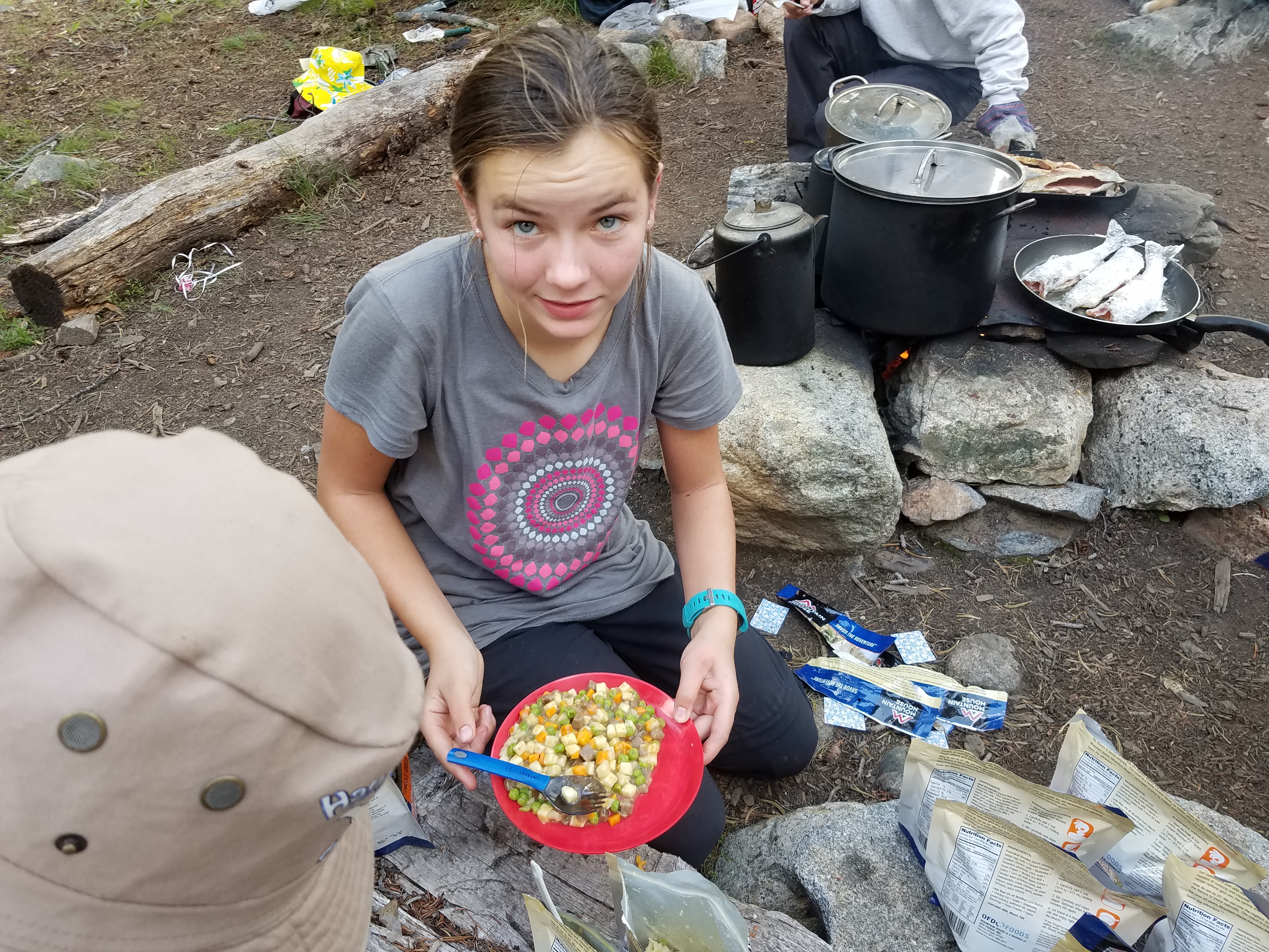 2017 Wind River Trip - Day 4 - Climbing Mount Victor (12,244 ft. Summit), American Pika, Richard's 1978 Fishing License, Mark's 1979 Driving Permit, Meteor Shower (Wind River Range, Wyoming)