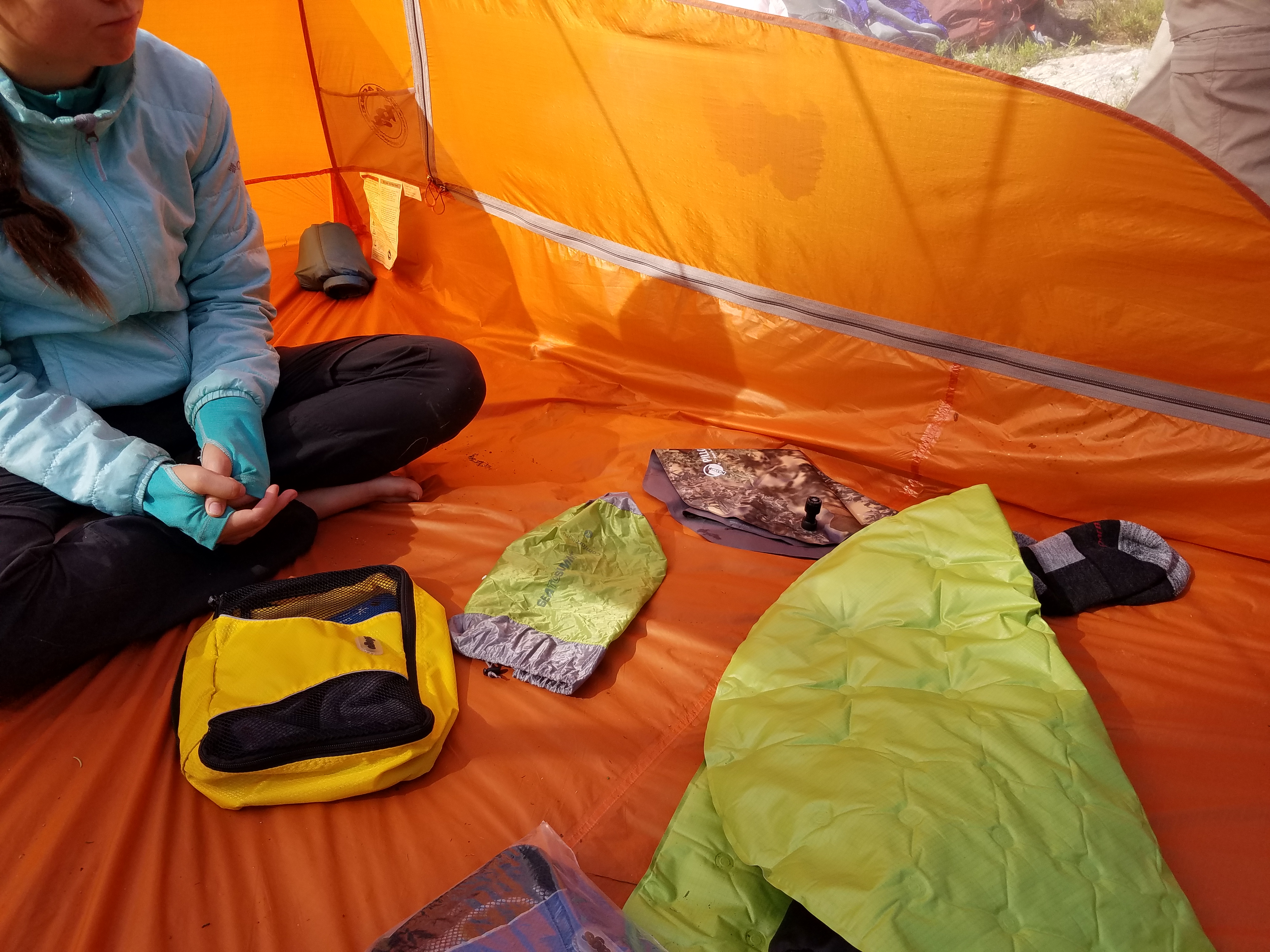 2017 Wind River Trip - Day 7 - Mount Victor Base Camp to Coyote Lake, Zack's Bloody Nose, Old Cabin (Wind River Range, Wyoming)