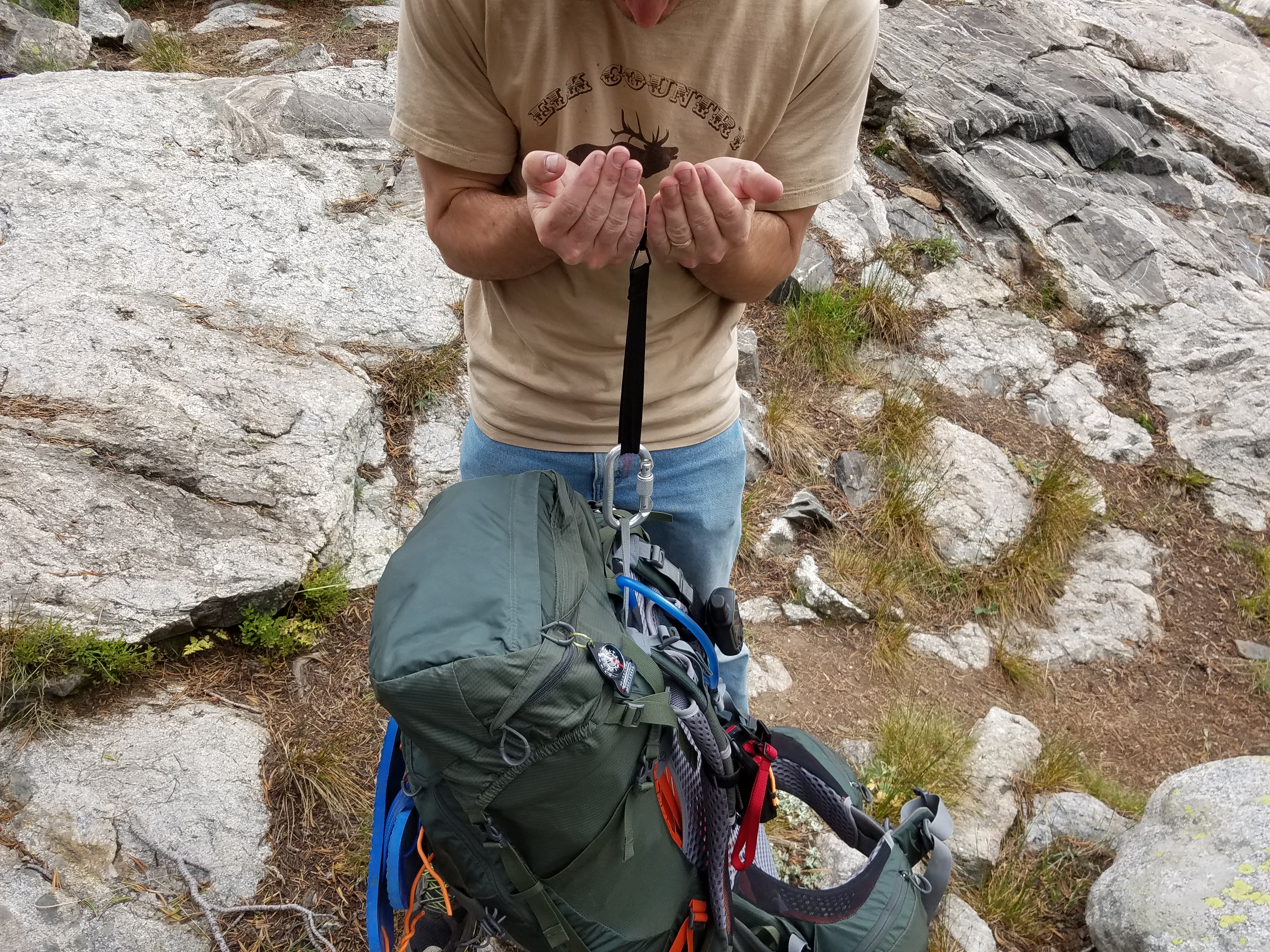 2017 Wind River Trip - Day 7 - Mount Victor Base Camp to Coyote Lake, Zack's Bloody Nose, Old Cabin (Wind River Range, Wyoming)