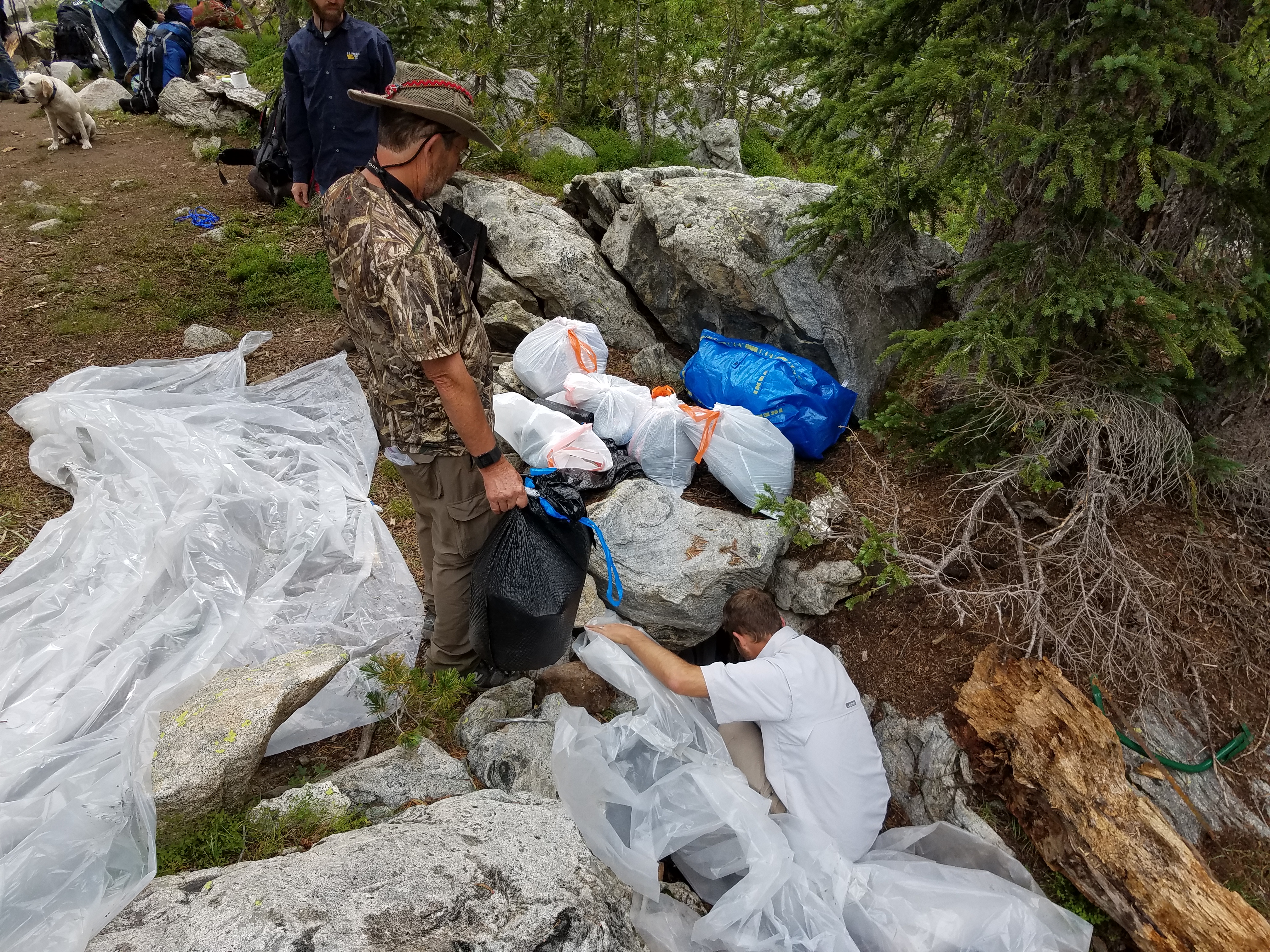 2017 Wind River Trip - Day 7 - Mount Victor Base Camp to Coyote Lake, Zack's Bloody Nose, Old Cabin (Wind River Range, Wyoming)