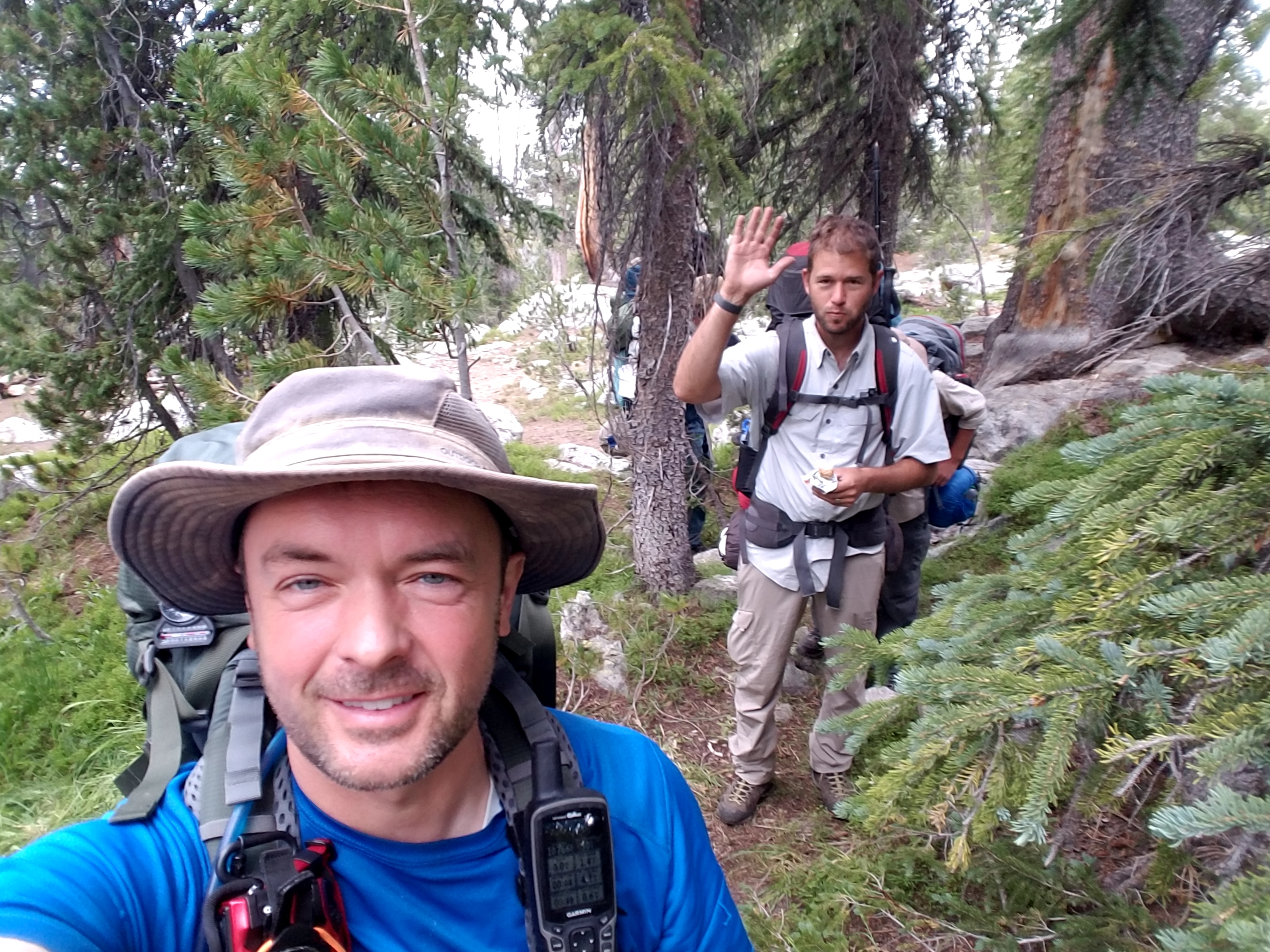 2017 Wind River Trip - Day 7 - Mount Victor Base Camp to Coyote Lake, Zack's Bloody Nose, Old Cabin (Wind River Range, Wyoming)