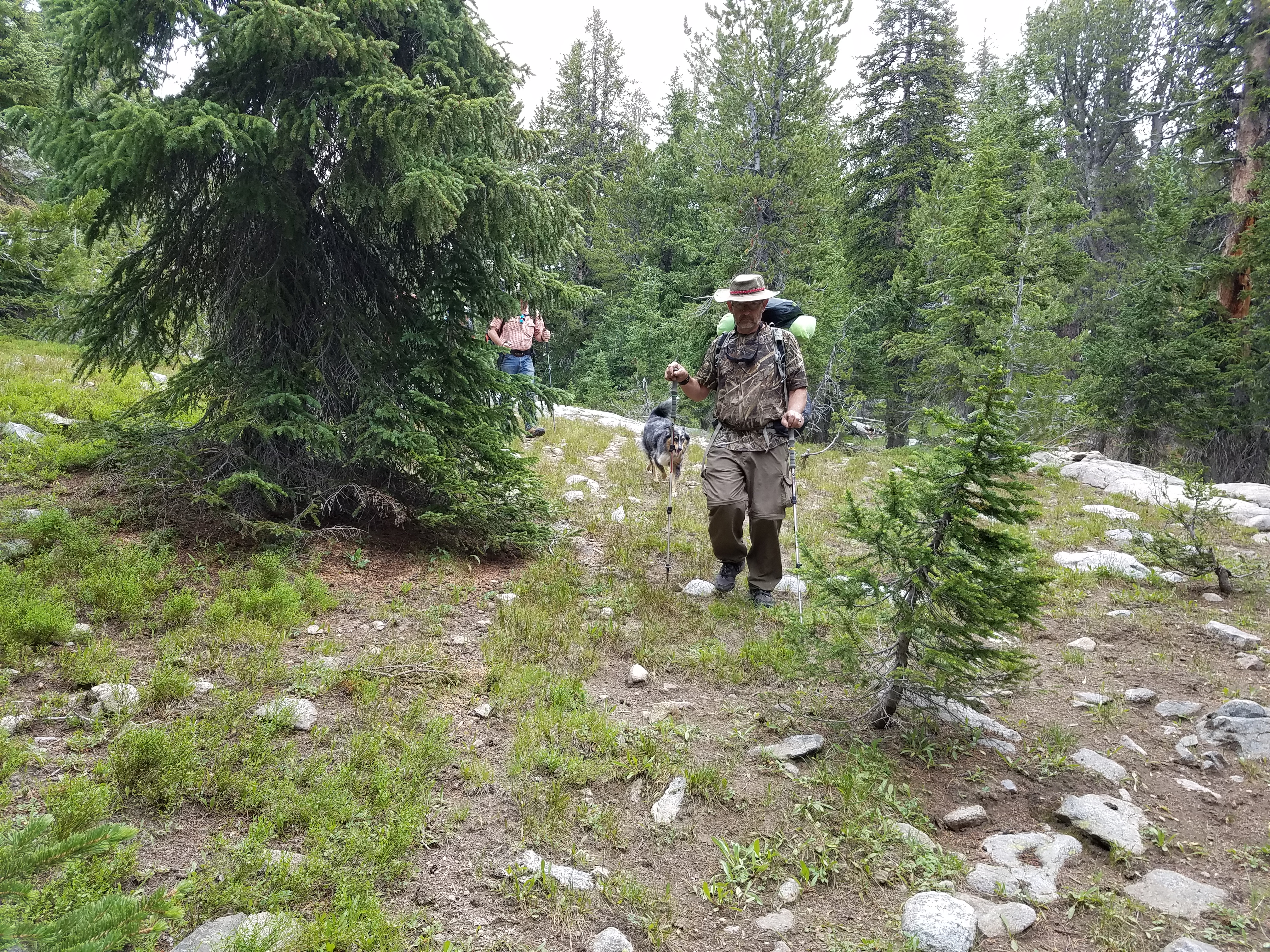 2017 Wind River Trip - Day 7 - Mount Victor Base Camp to Coyote Lake, Zack's Bloody Nose, Old Cabin (Wind River Range, Wyoming)